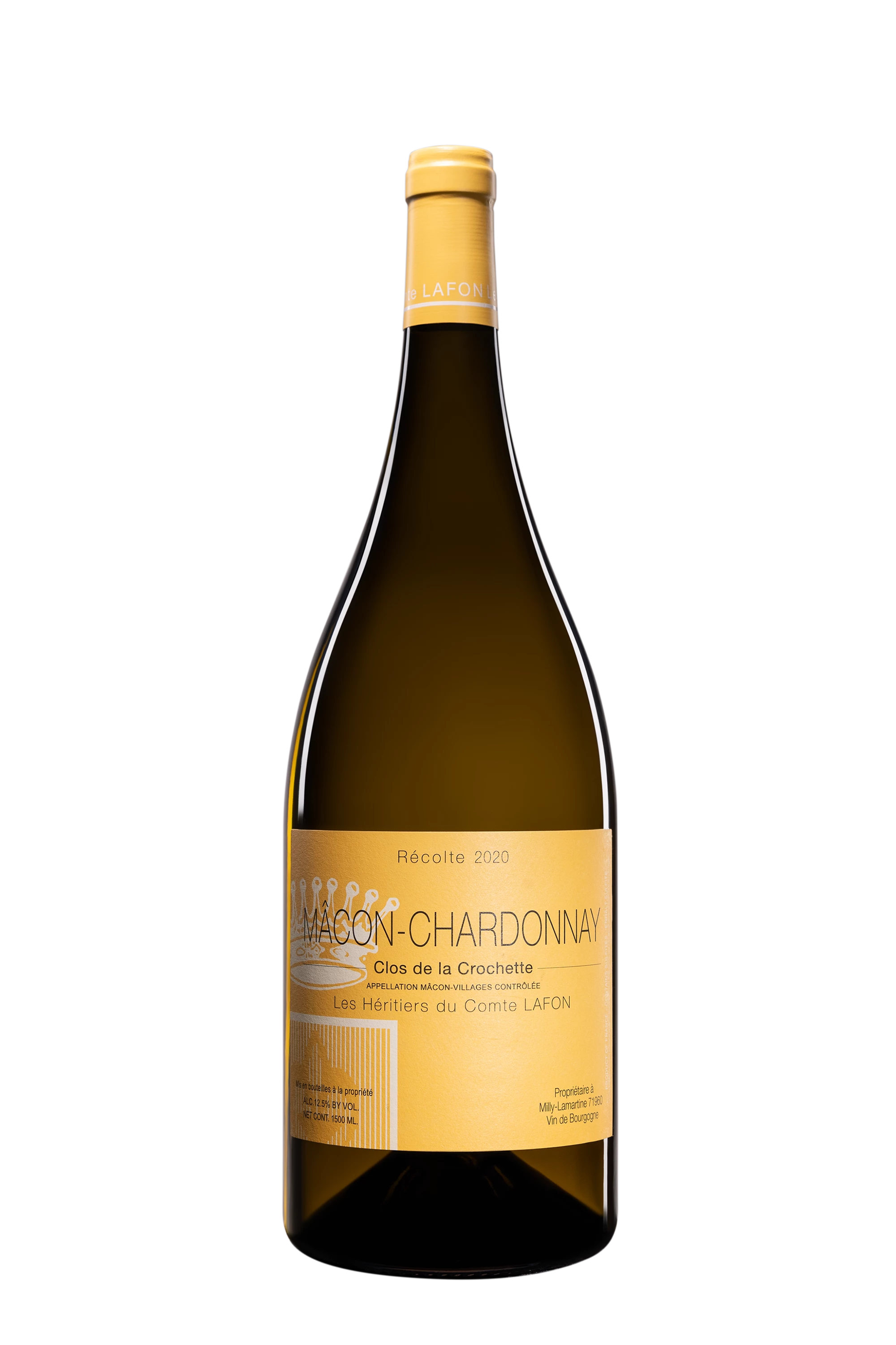 Domaine Les Heritiers du Comtes Lafon - Mâcon "Clos de la Crochette" Blanc 2020, 150cl
