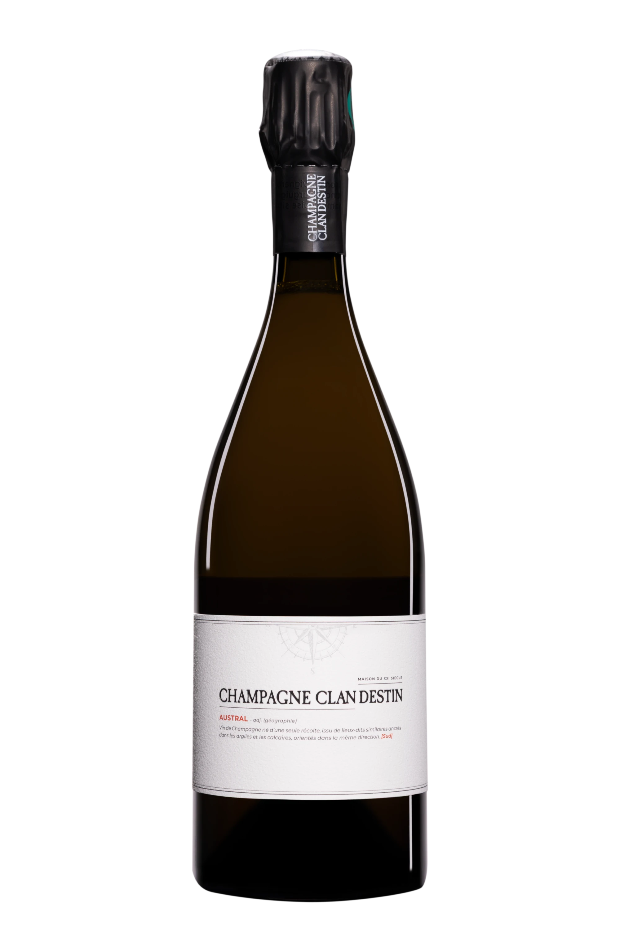 Maison Clandestin - Champagne Brut Nature Blanc de Noirs "Austral" Blanc NV 12°, 75cl