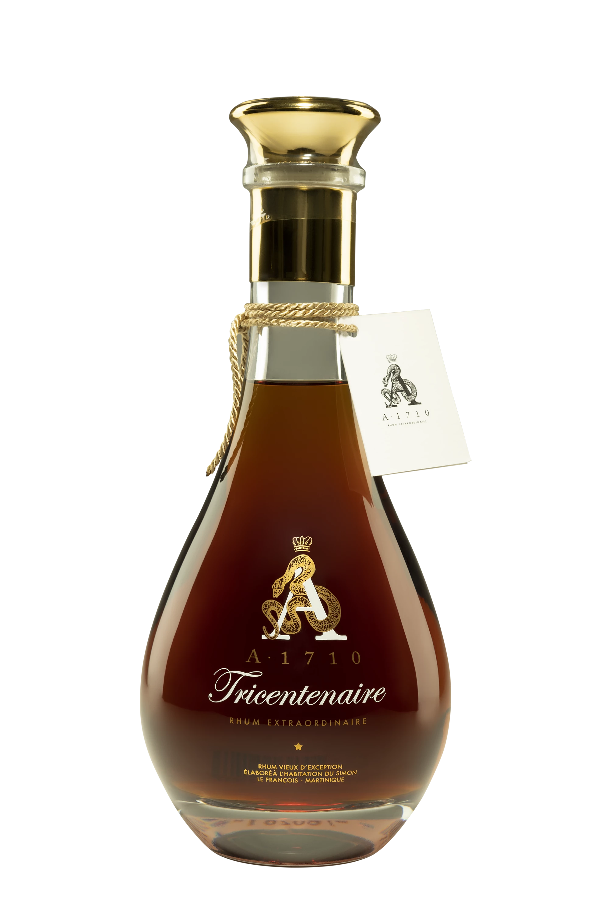 A1710 - Rhum Agricole de Martinique "Le Tricentenaire" Brun 41.8° Giftbox, 70cl
