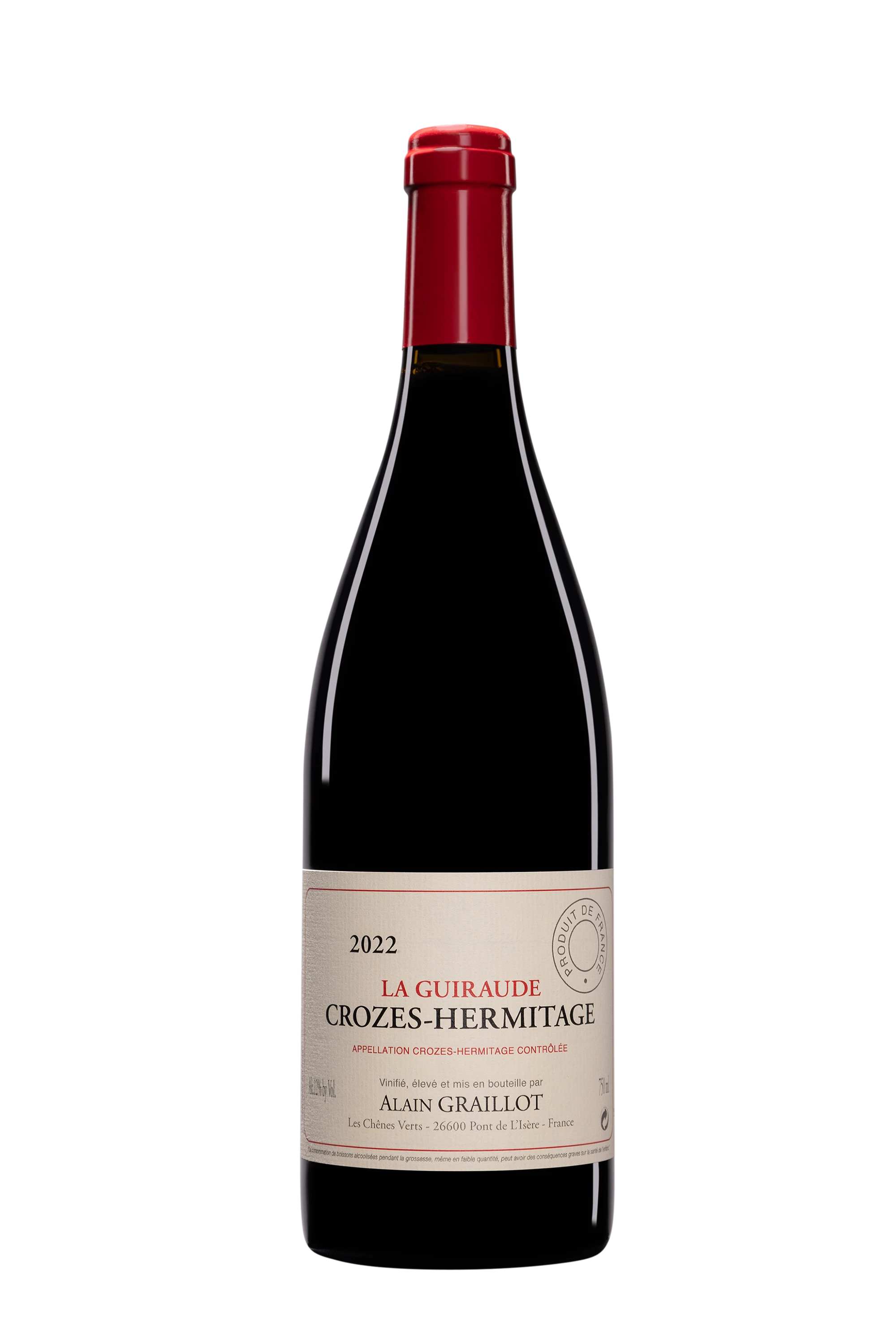 Domaine Alain Graillot - Crozes-Hermitage "La Guiraude" Rouge 2022 12°, 75cl