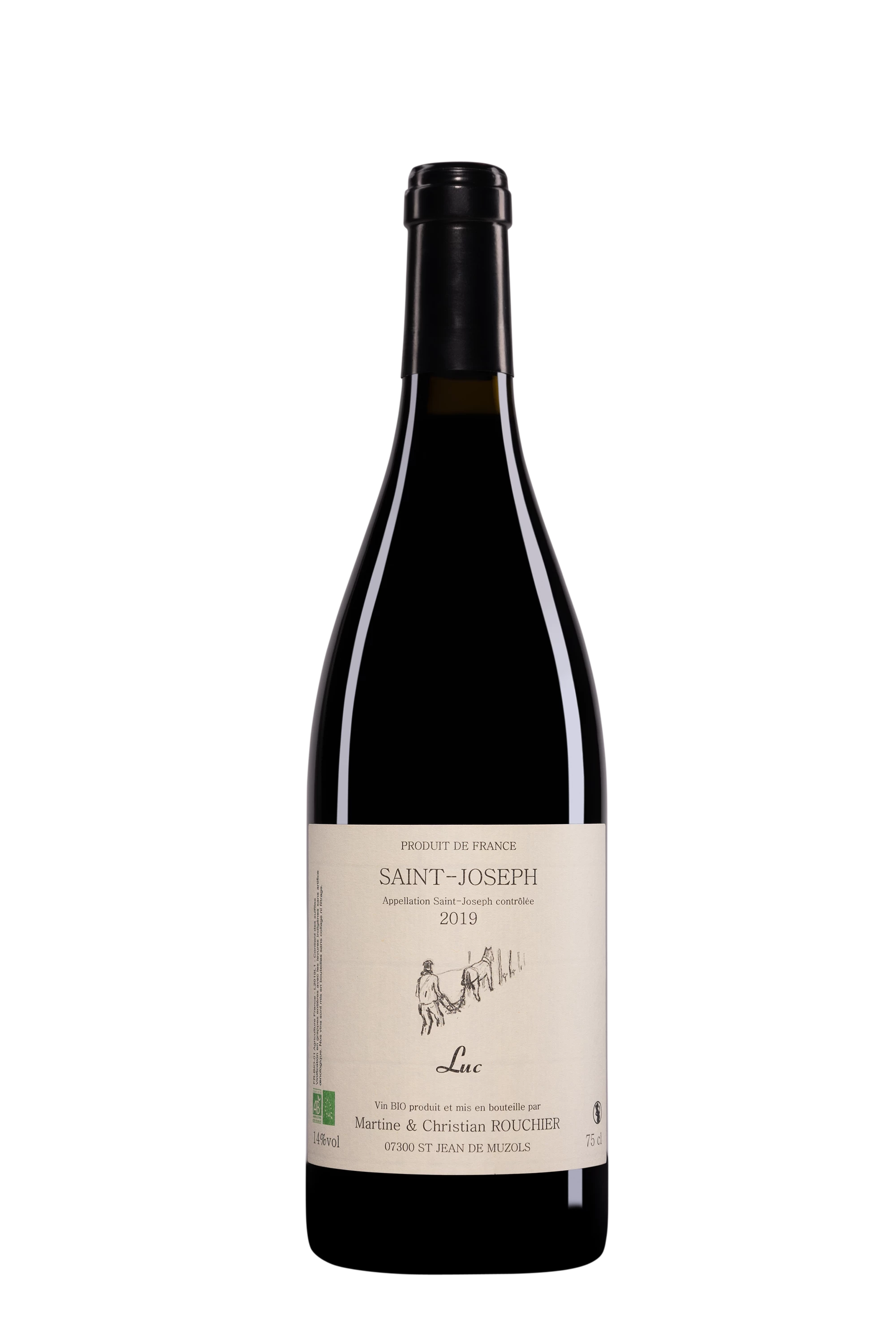 Domaine Martine & Christian Rouchier - Saint-Joseph  "Luc" Rouge 2019, 75cl