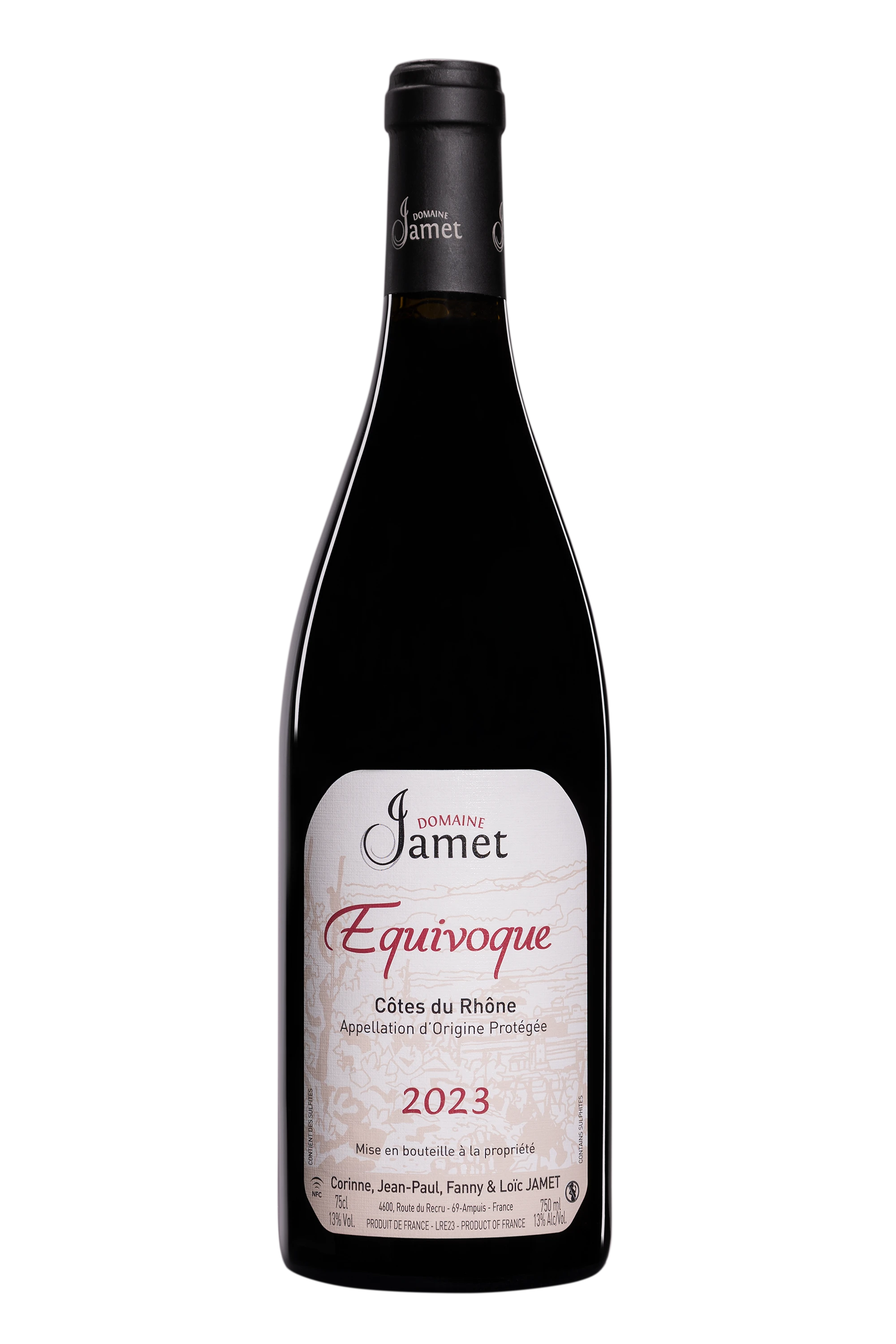 Domaine Jamet - Côtes du Rhône "Equivoque" Rouge 2023 13°, 75cl