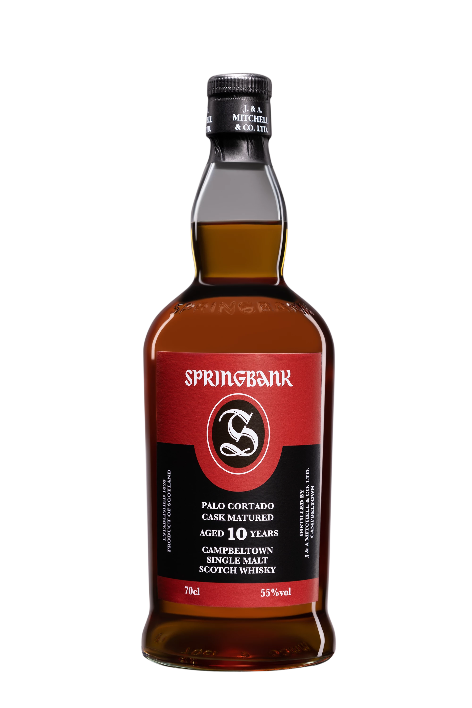Springbank - Single Malt Scotch Whisky "10 Ans - Palo Cortado" 55°, 70cl