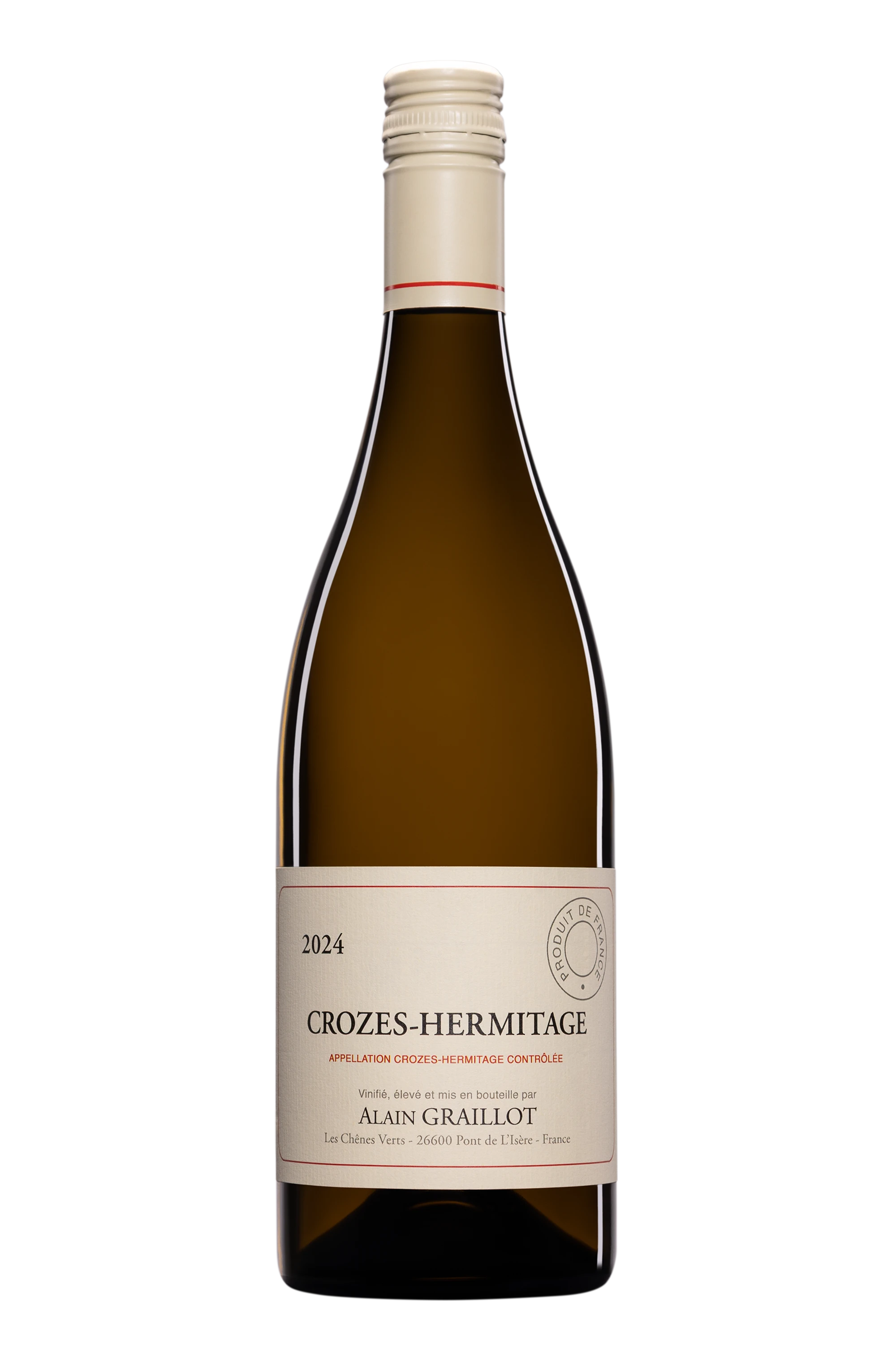 Domaine Alain Graillot - Crozes-Hermitage Blanc 2024 12°, 75cl