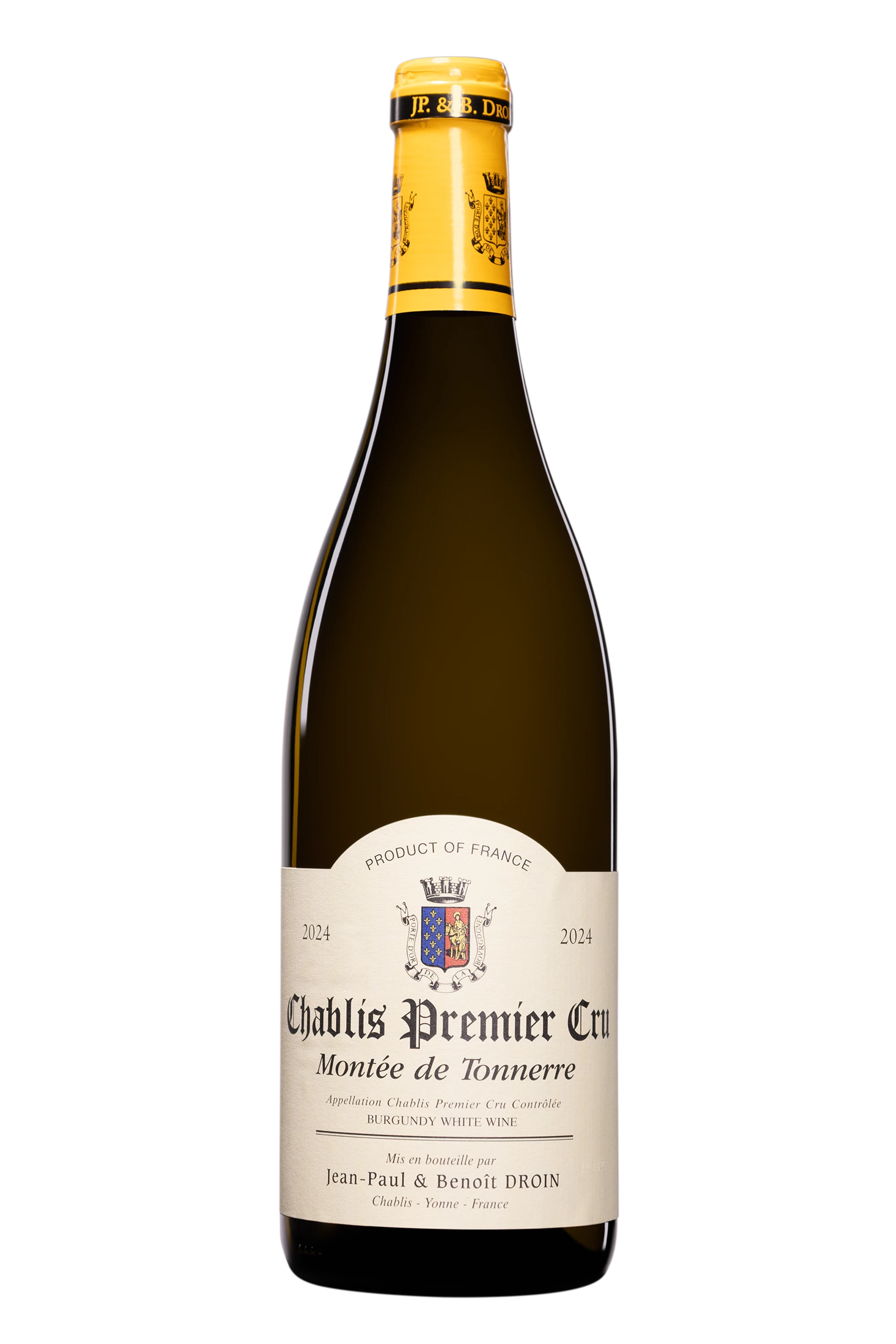 Domaine Jean-Paul Droin - Chablis 1er Cru "Montée de Tonnerre" Blanc 2024 13°, 75cl