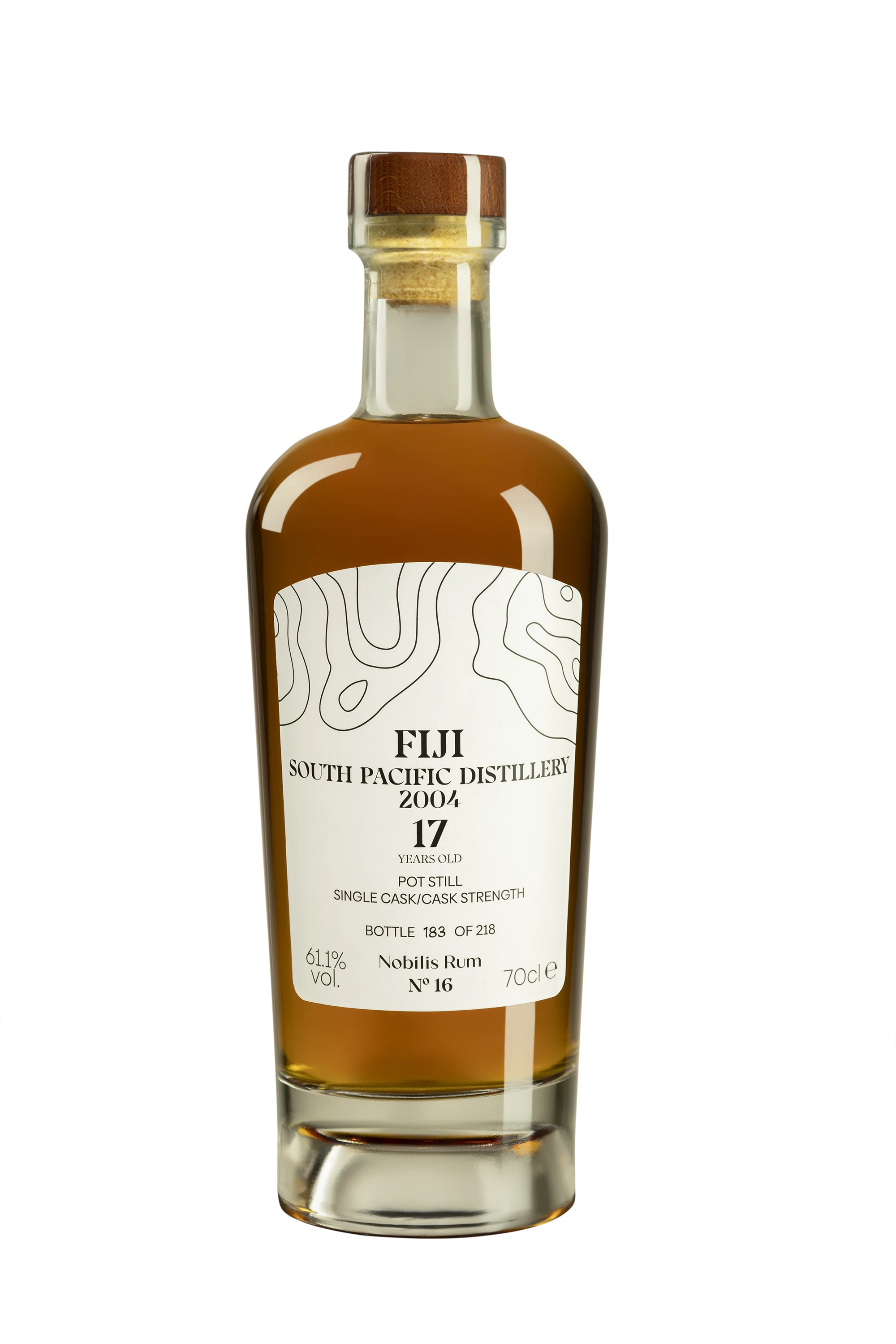 Nobilis Rum - Molasses Fijian Rhum "17 Ans South Pacific Distillery - Single Cask - N°16" Brun 2004 61.1° Giftbox, 70cl