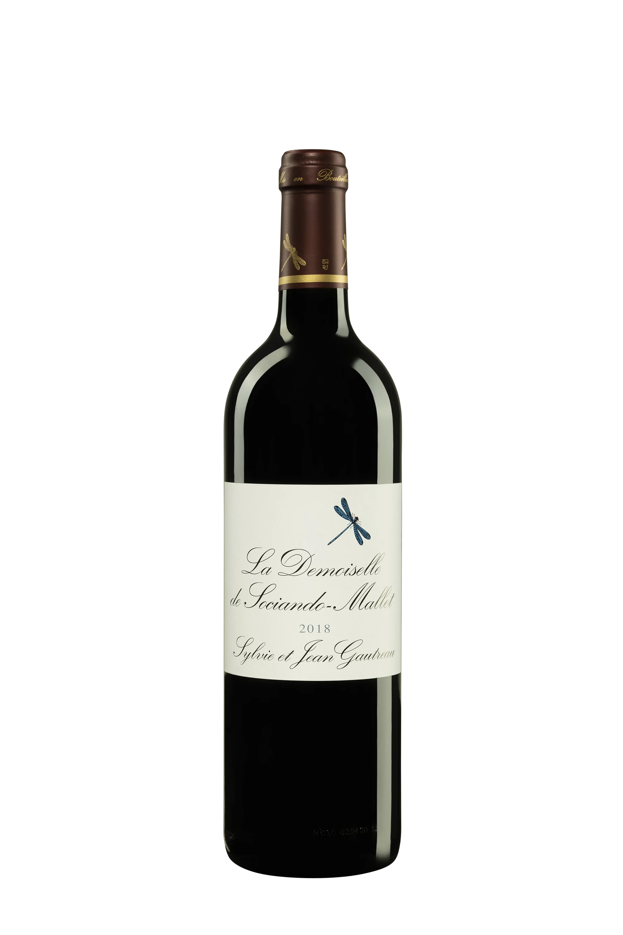Château Sociando-Mallet - Haut-Médoc "La Demoiselle de Sociando-Mallet - Second Vin de Château Sociando-Mallet" Rouge 2018, 75cl