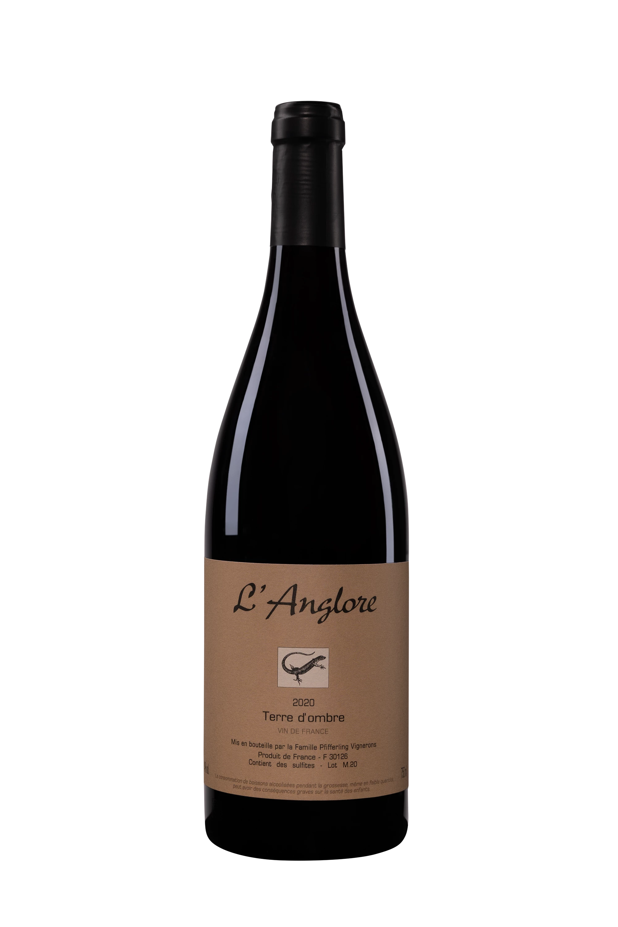 Domaine de l'Anglore - Vin de France "Terre d'Ombre" Rouge 2020, 75cl