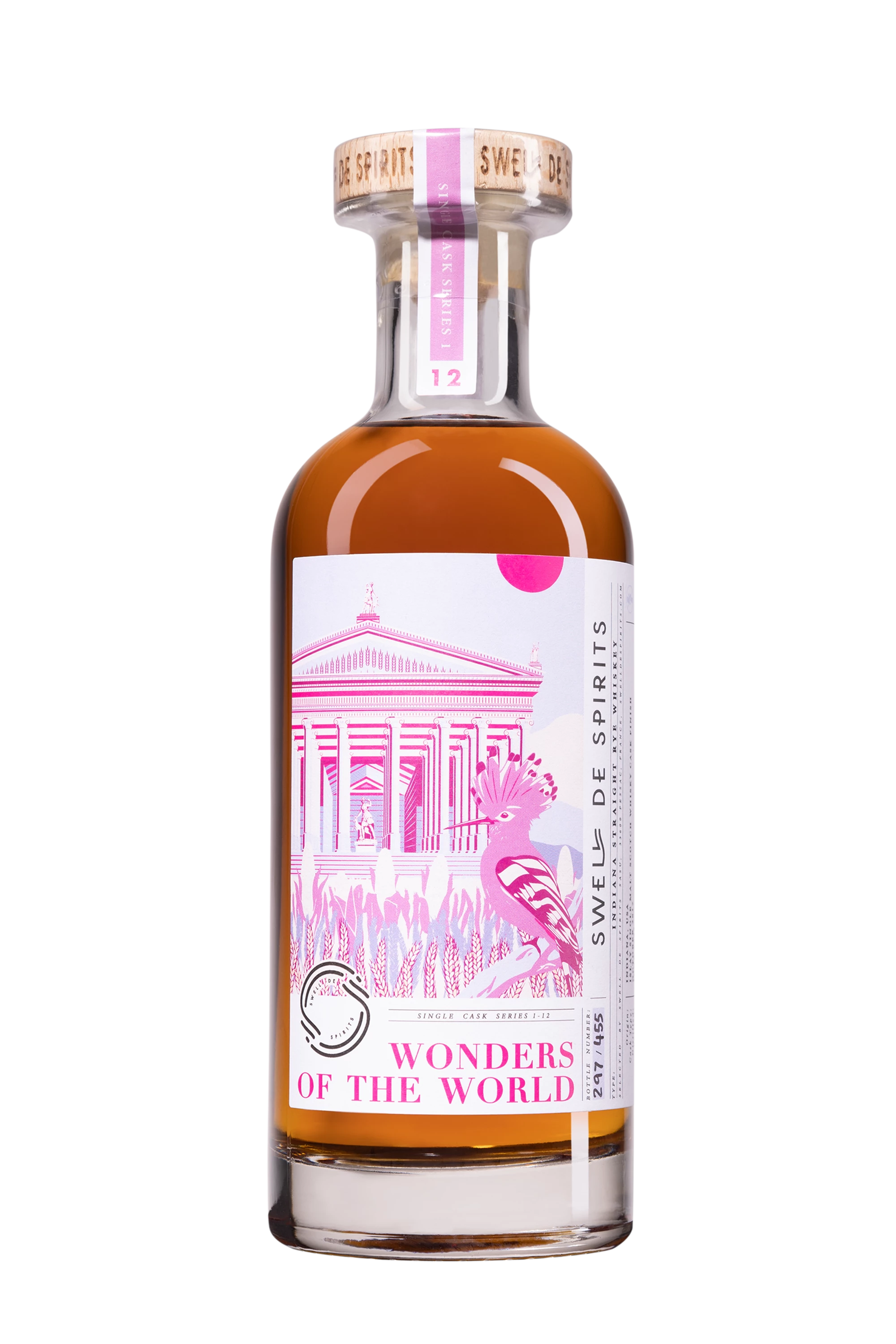 Swell de Spirits - Rye American Whisky "Islay Cask Finish - Wonders of the World N°12" 2017 56.2°, 50cl