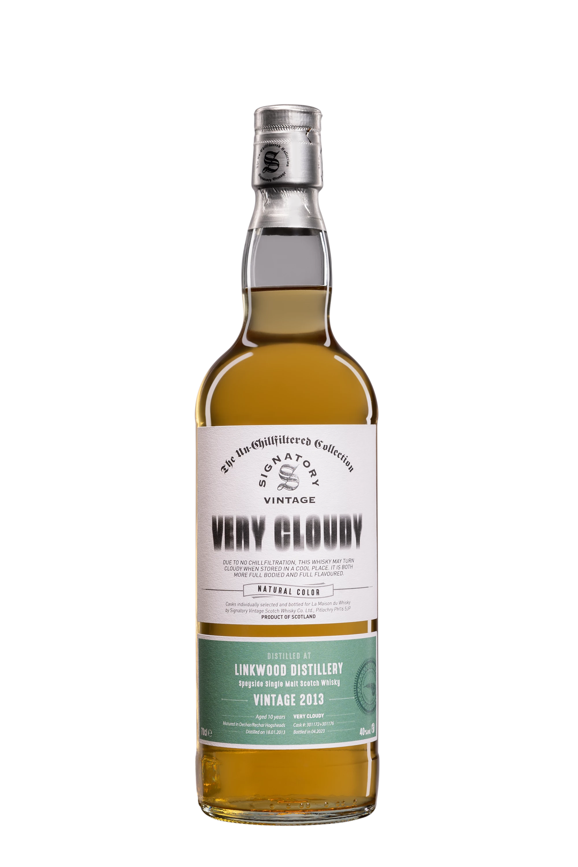 Signatory Vintage - Single Malt Scotch Whisky "10 Ans Linkwood - Very Cloudy" 2013 40° Giftbox, 70cl
