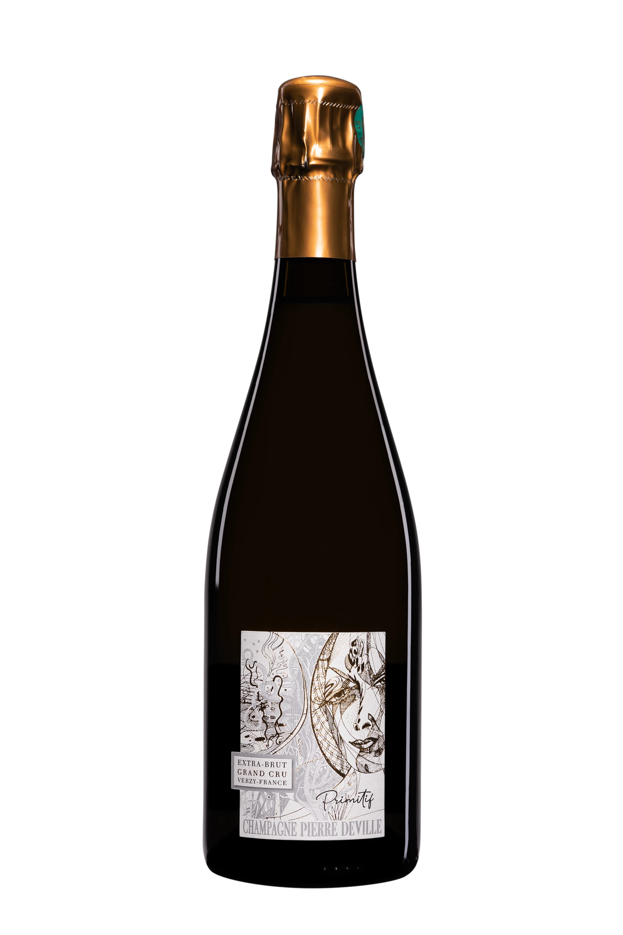 Domaine Pierre Deville - Champagne Extra-Brut Grand Cru "Primitif" Blanc Vendange 2019-2020-2021 Dégorgement 05 Feb. 2024 12°, 75cl