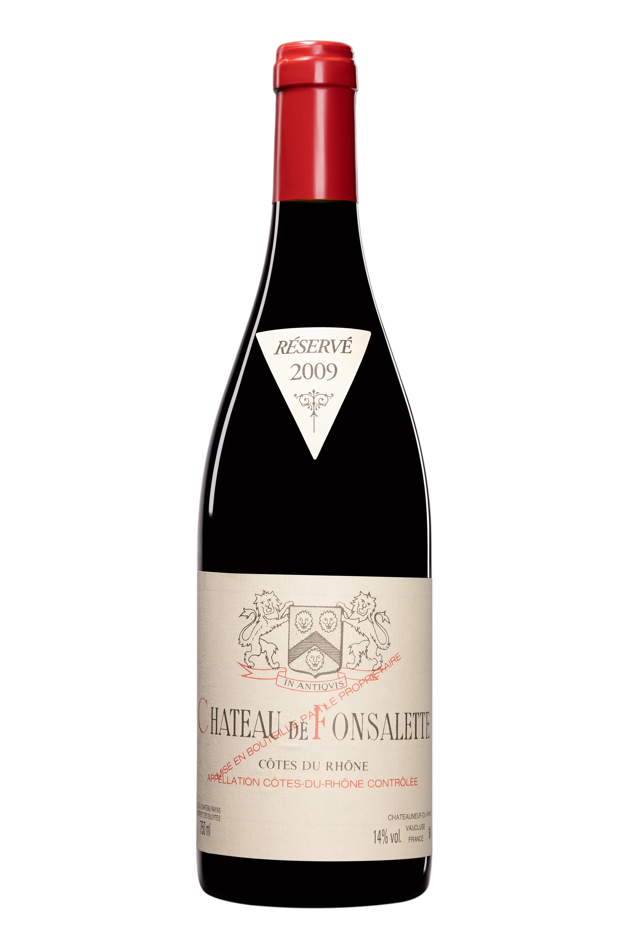 Château de Fonsalette - Côtes du Rhône Rouge 2009 14°, 75cl