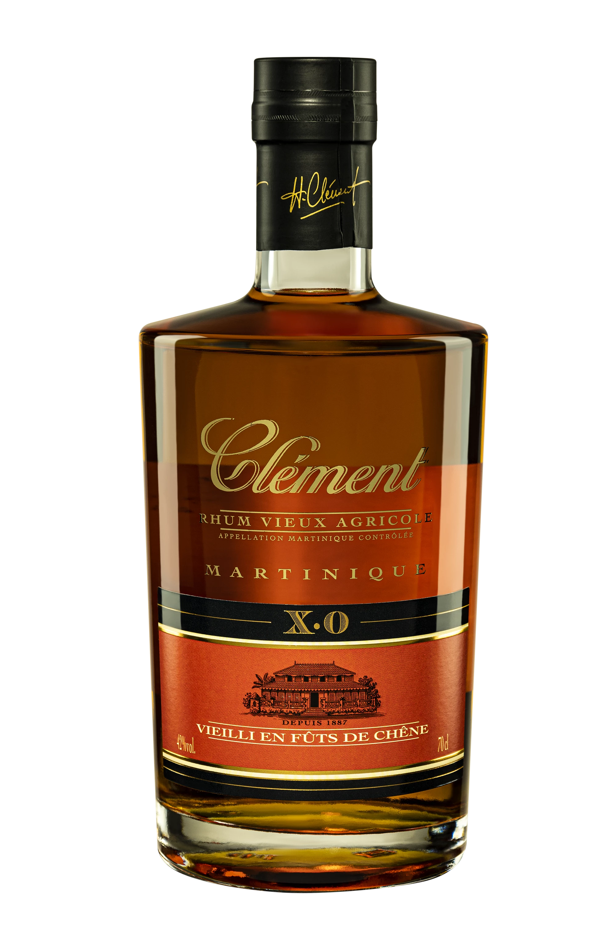 Clément - Rhum Vieux Agricole de Martinique "XO" Brun 42°, 70cl