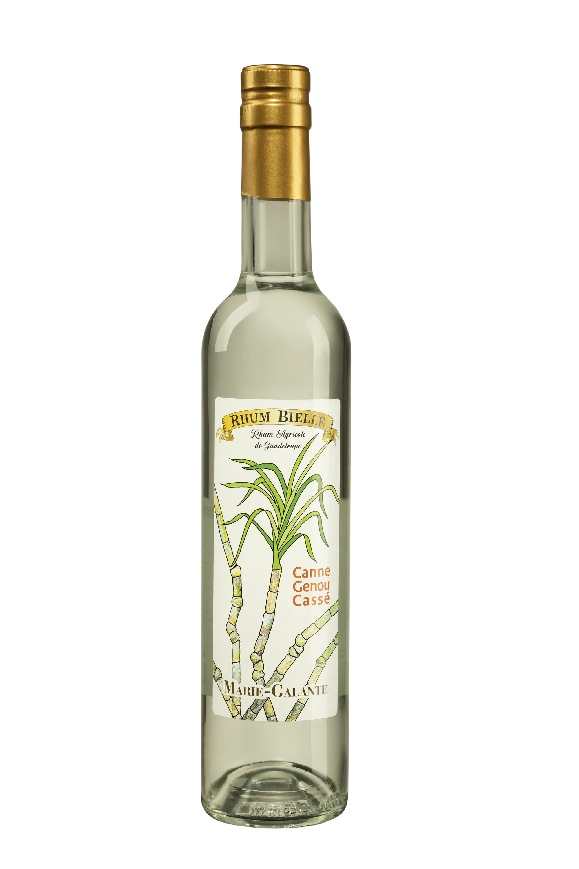 Bielle - Rhum Agricole de Guadeloupe "Genou Cassé" Blanc 59°, 50cl