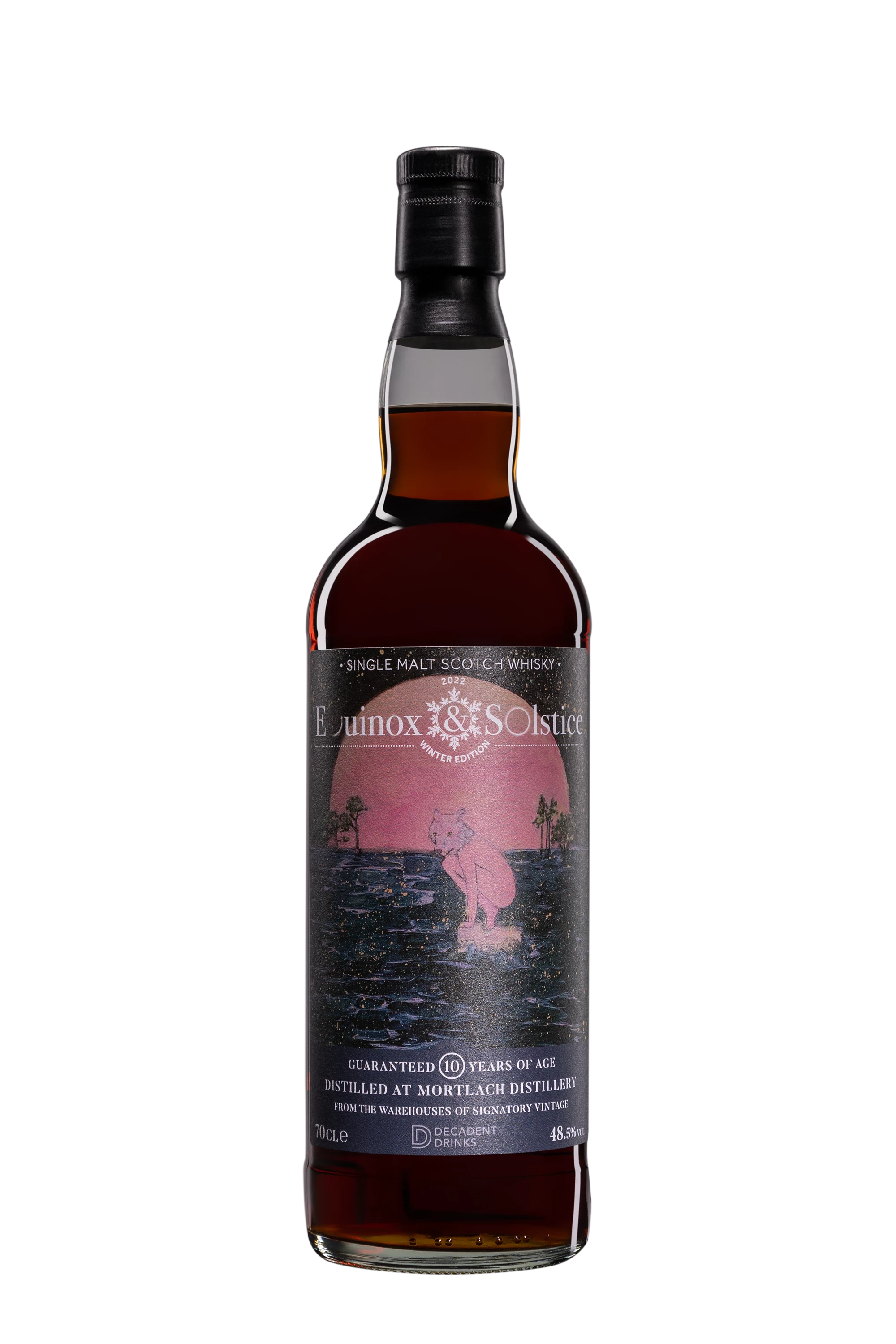 Decadent Drinks - Single Malt Scotch Whisky "10 Ans Mortlach - Equinox & Solstice Winter 2022" Brun 48.5°, 70cl