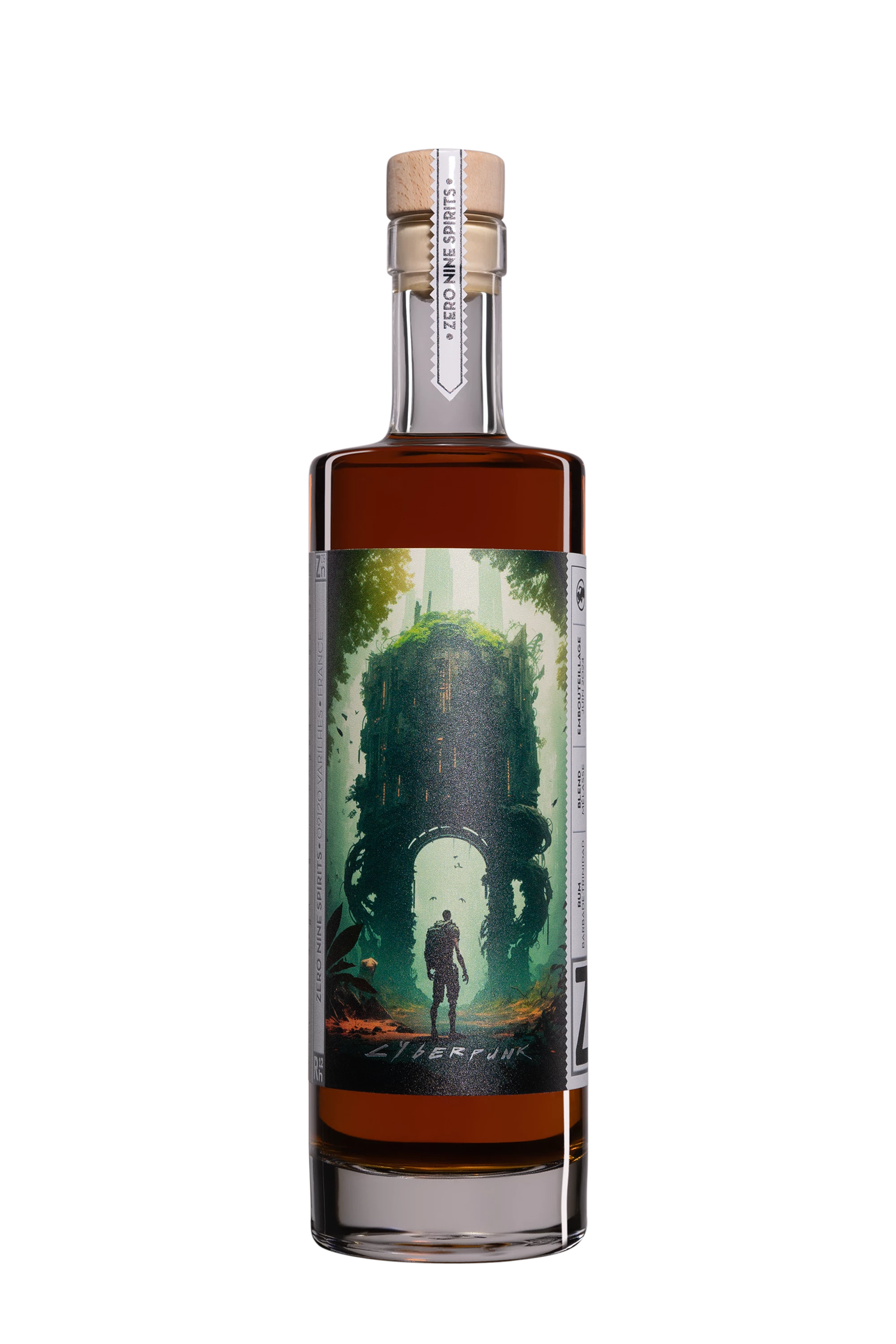 Zero Nine Spirits - Molasses Rhum "Série Cyberpunk" Brun 2006 58.8°, 50cl