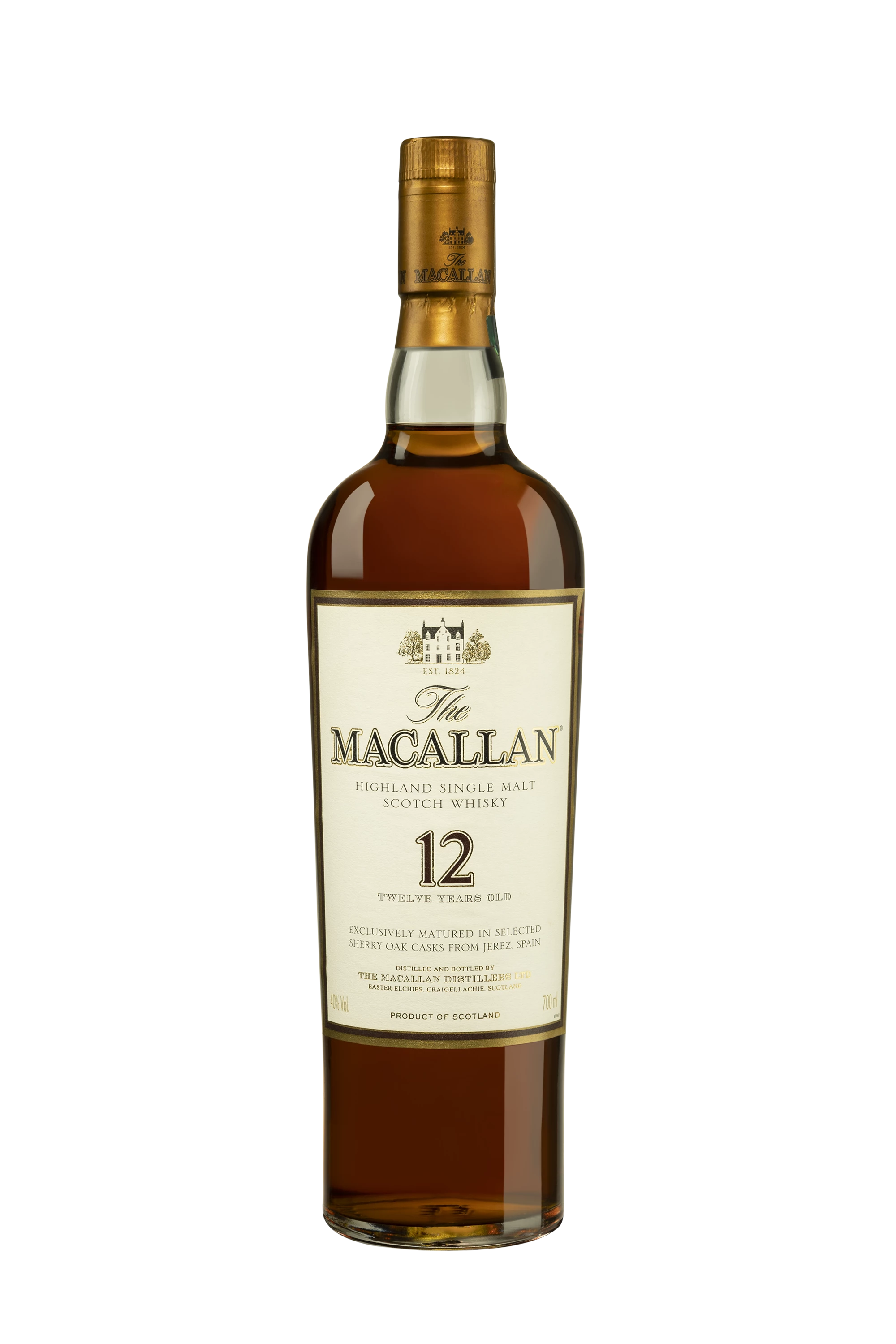 The Macallan - Single Malt Scotch Whisky "12 Ans Sherry Oak - Release 2013" 40° Giftbox, 70cl