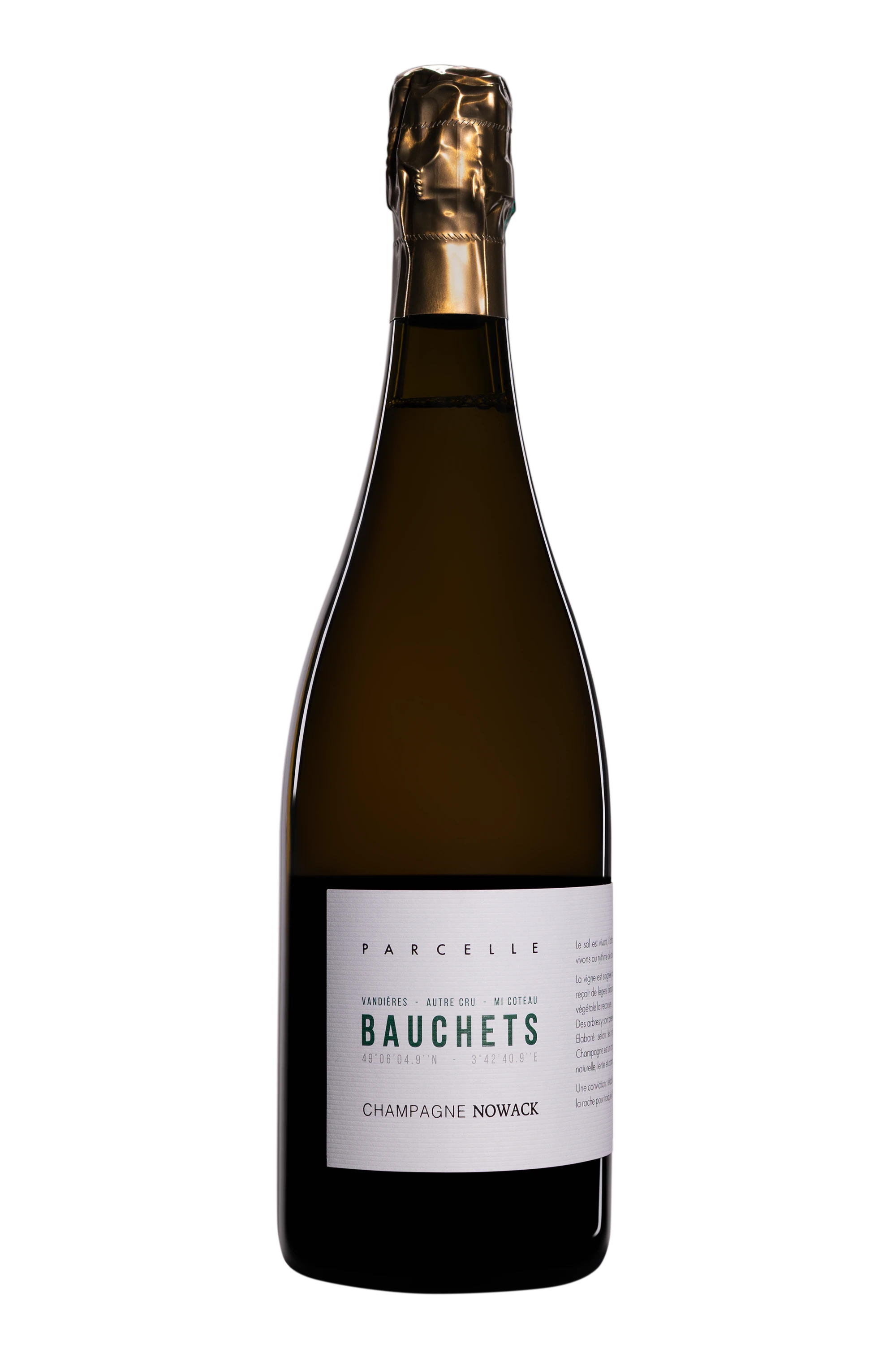 Domaine Nowack - Champagne Extra-Brut Blanc de Noirs "Les Bauchets" Blanc Vendange 2021, 75cl