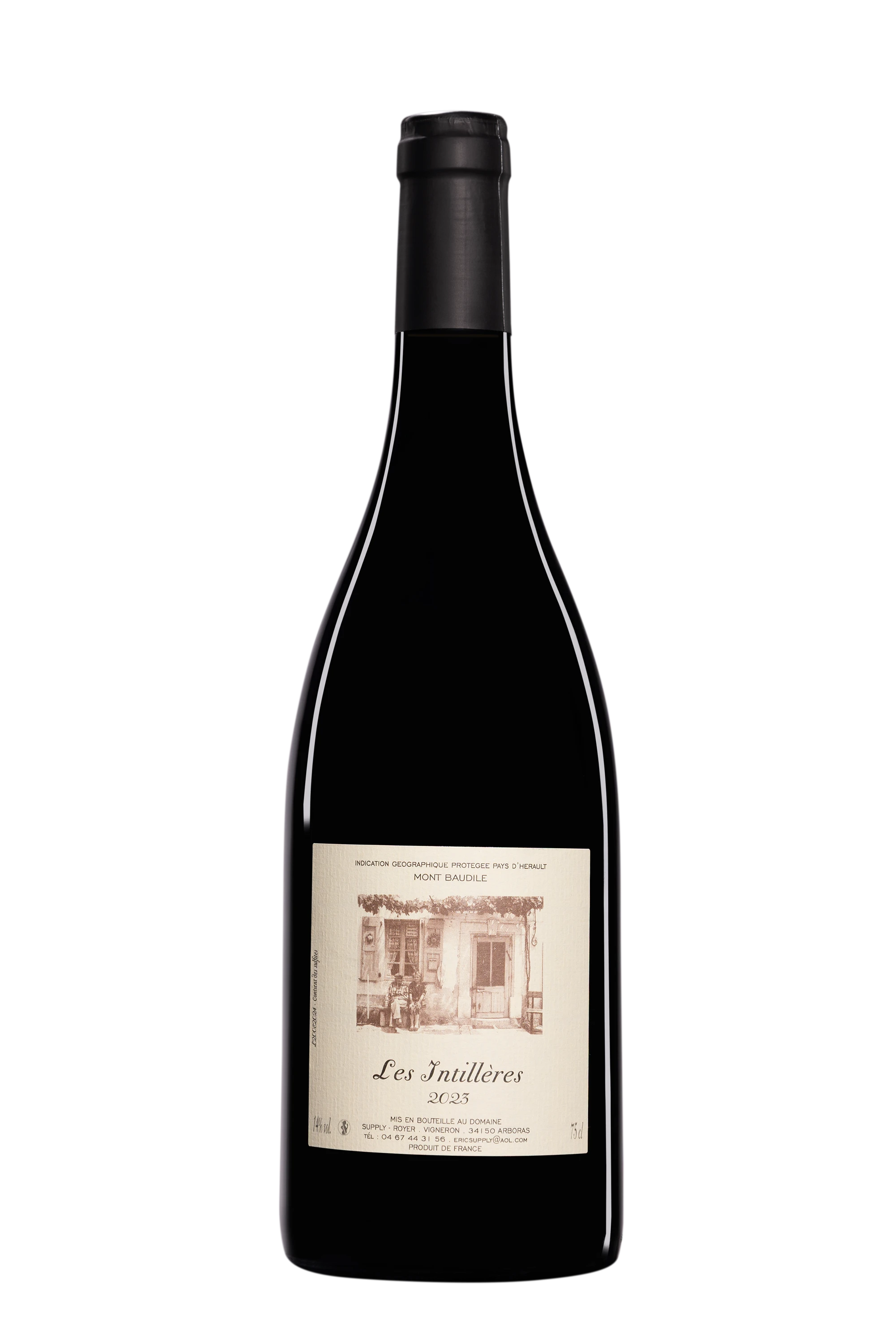 Domaine Supply-Royer - Pays d'Hérault Mont Baudile "Les Intillères" Rouge 2023, 75cl
