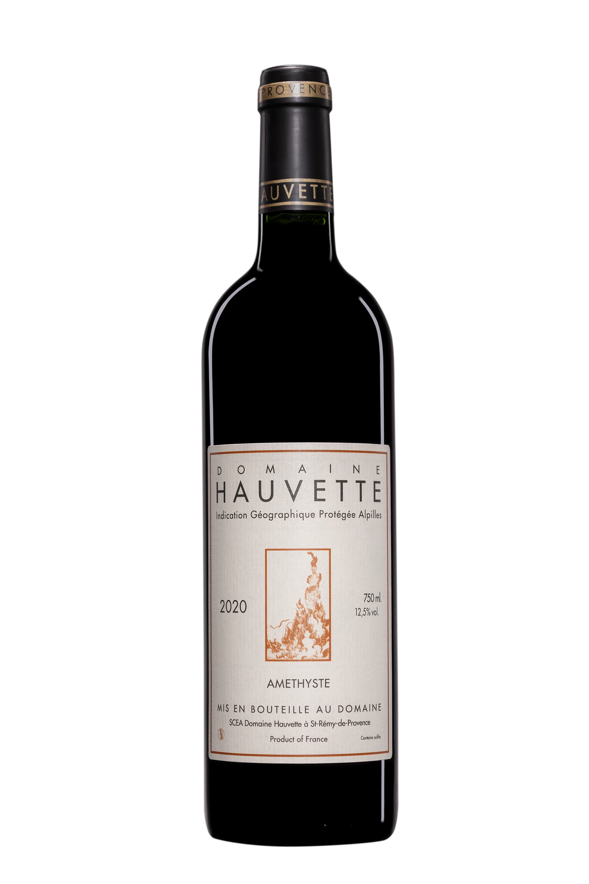 Domaine Hauvette - Vin de Pays des Alpilles "Améthyste" Rouge 2020, 75cl