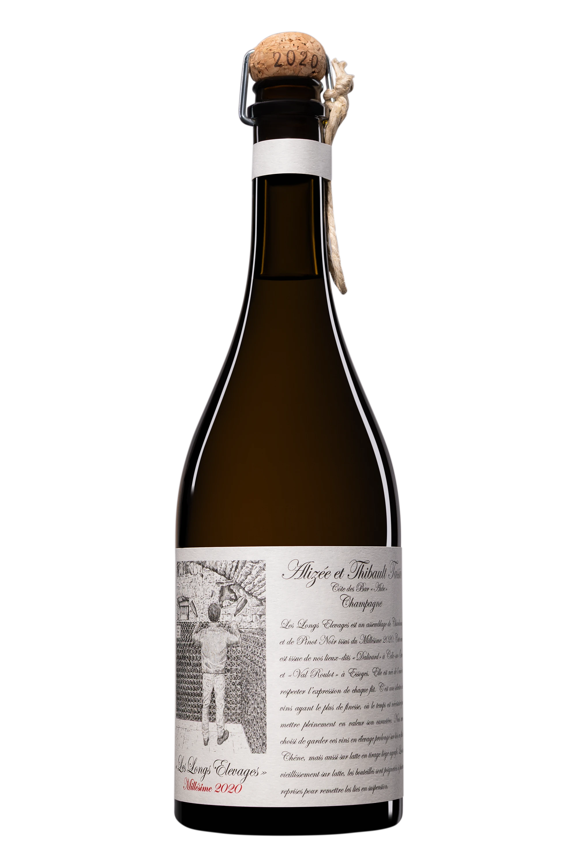 Domaine Alizée et Thibaut Tassin - Champagne Brut Nature Millésimé "Les Longs Elevages" Blanc 2020 Dégorgement 2026 11.5°, 75cl