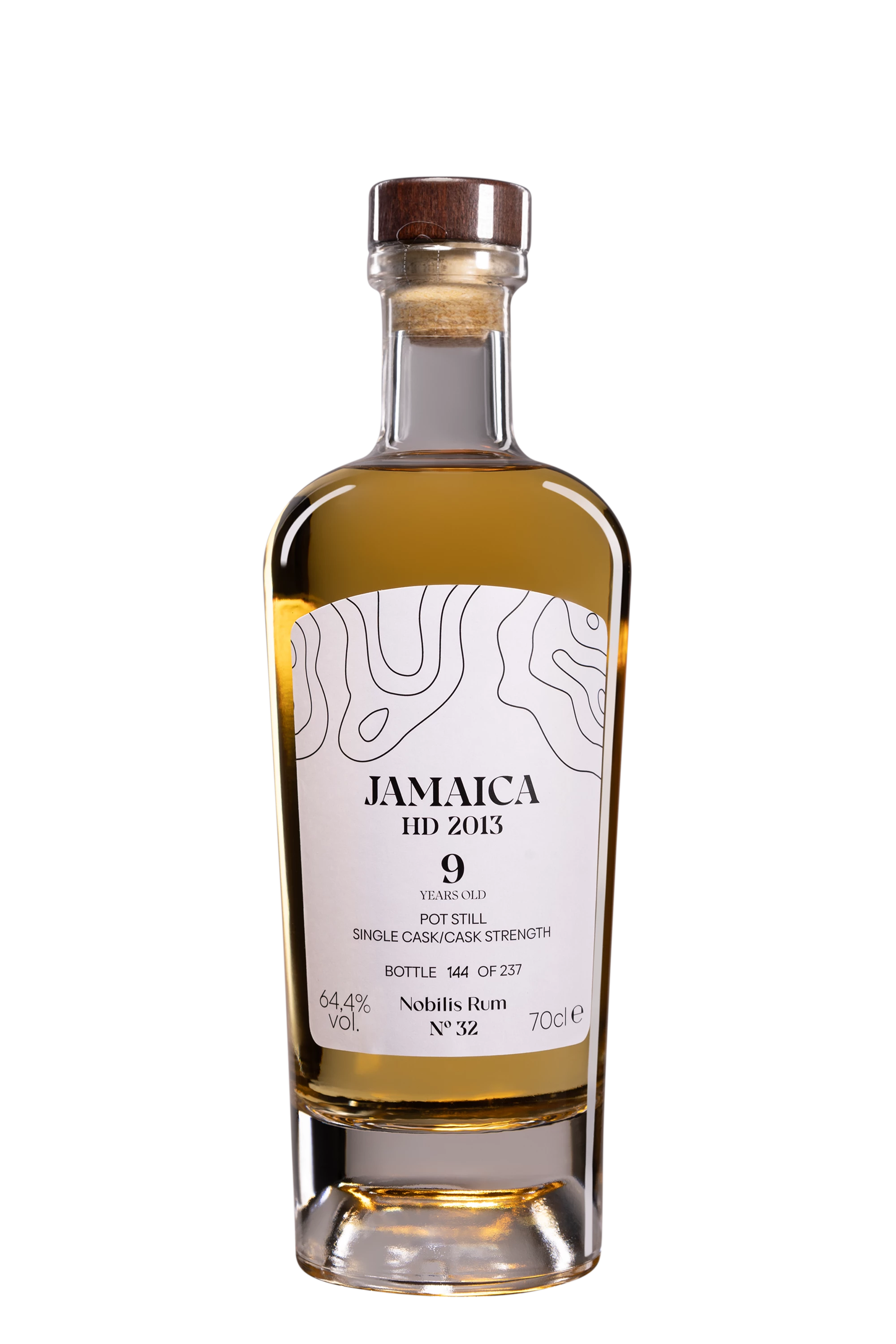 Nobilis Rum - Molasses Jamaican Rhum "9 Ans Hampden - Single Cask - LROK - N°32" Brun 2013 64.4° Giftbox, 70cl