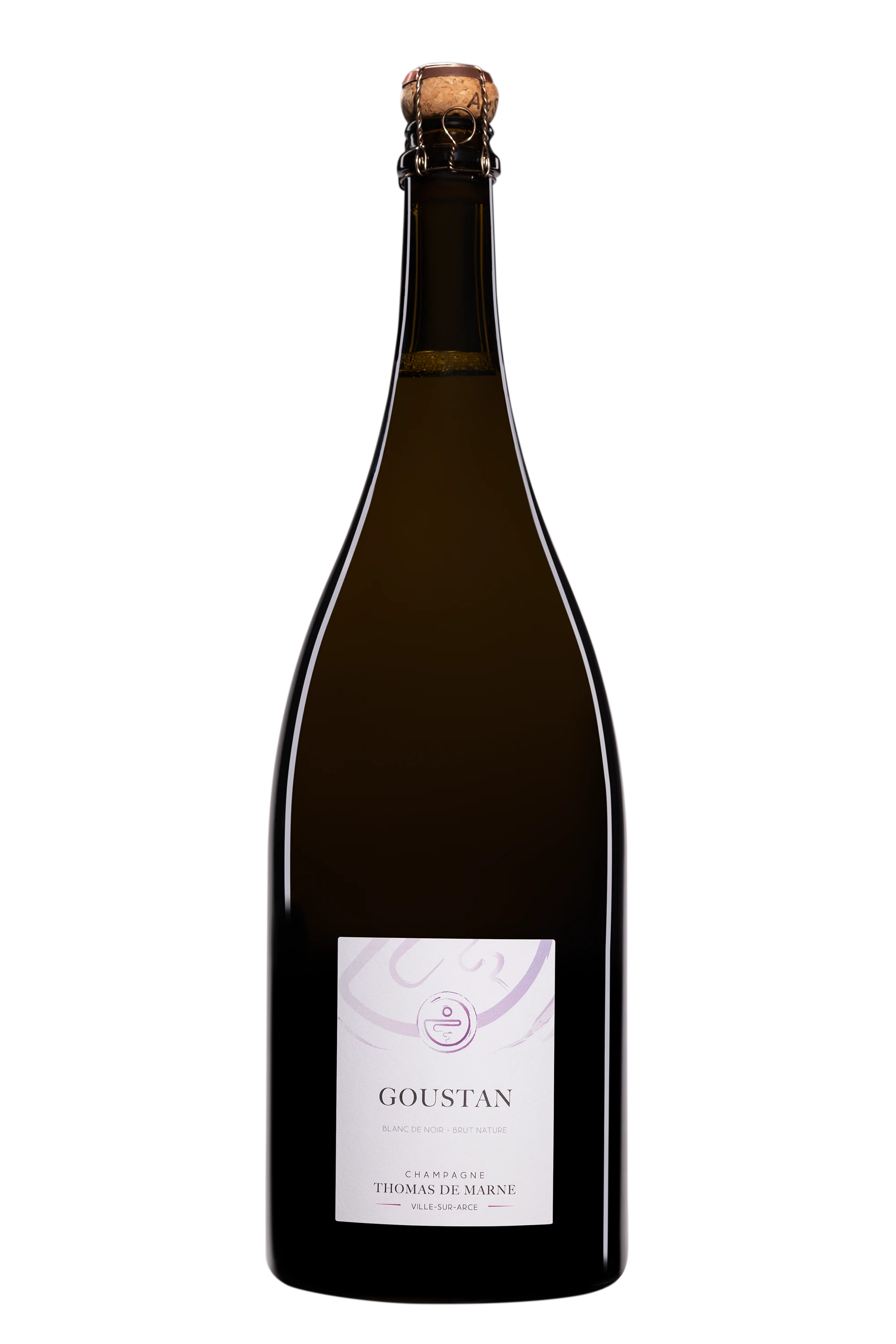 Domaine Thomas de Marne - Champagne Brut Nature Blanc de Noirs "Goustan" Blanc Vendange 2019 Dégorgement 12.2024 12.5°, 150cl