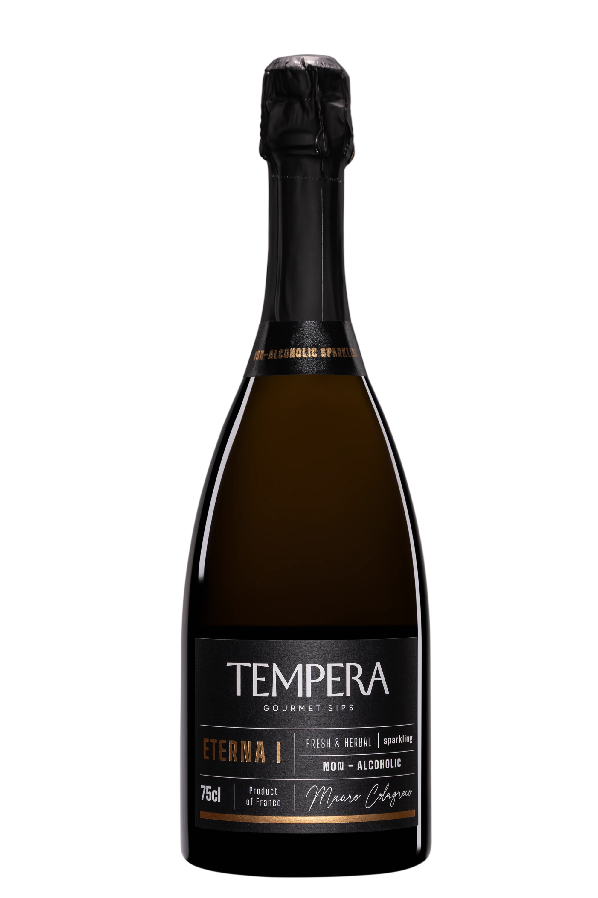 Tempera - Boisson pétillant infusé sans alcool "Eterna I" Blanc, 75cl