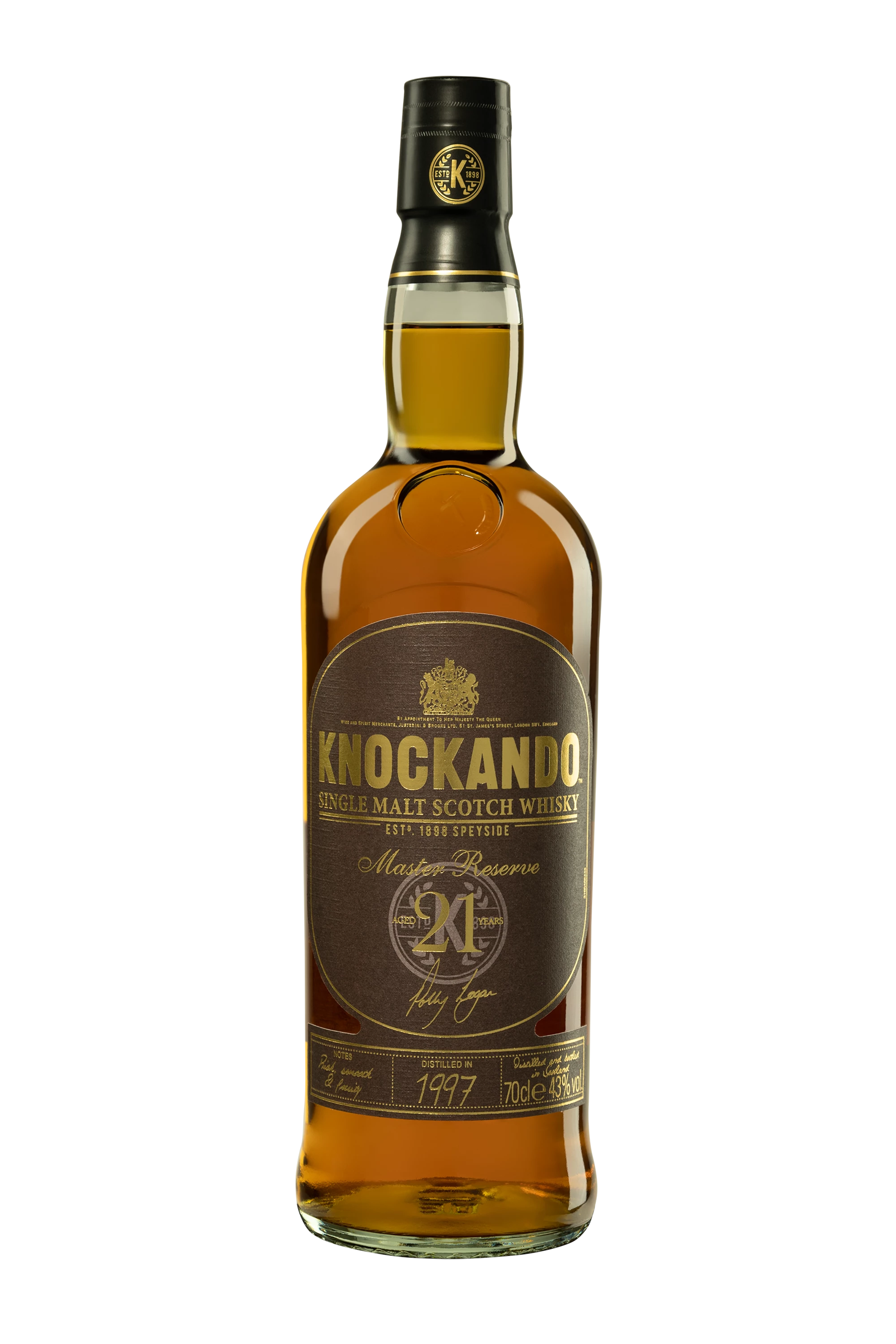 Knockando - Single Malt Scotch Whisky "21 Ans Master Reserve" 43° Giftbox, 70cl