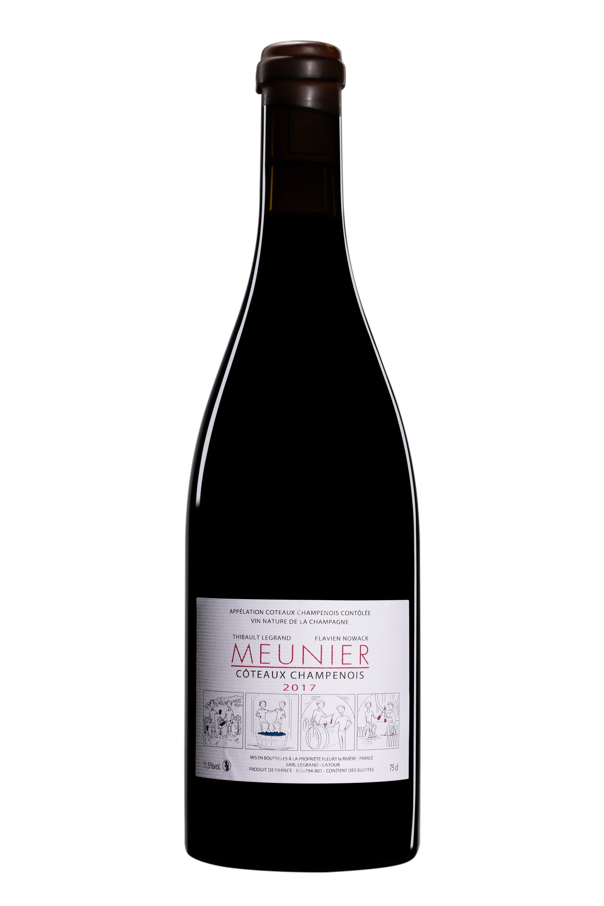 Domaine Legrand Latour - Coteaux Champenois "Coteaux des Amis" Rouge Vendange 2017 11.5°, 75cl
