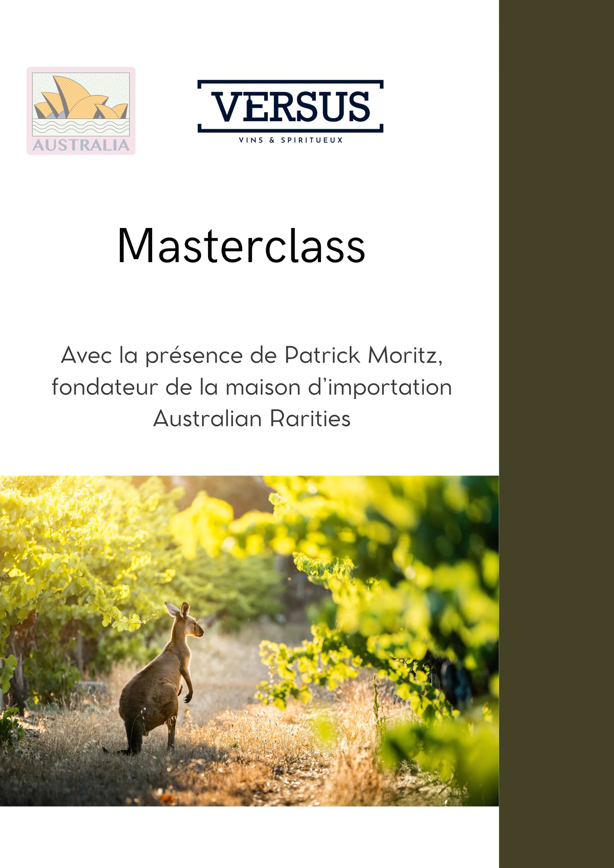 Masterclass Vins Australiens 18.09.2025