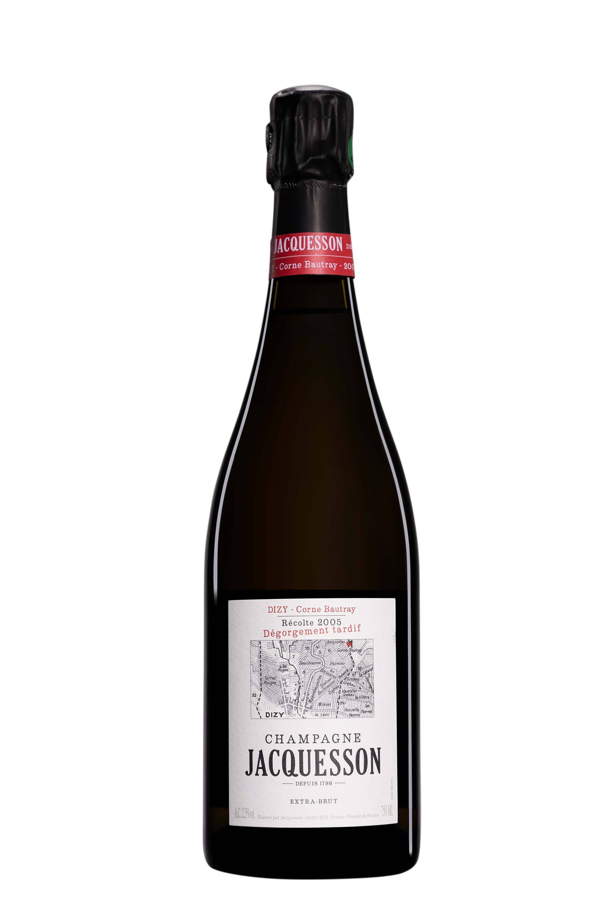 Domaine Jacquesson - Champagne Extra-Brut Blanc de Blancs Millésimé "Dizy Corne Bautray - Dégorgement Tardif" Blanc 2005 12.5°, 75cl