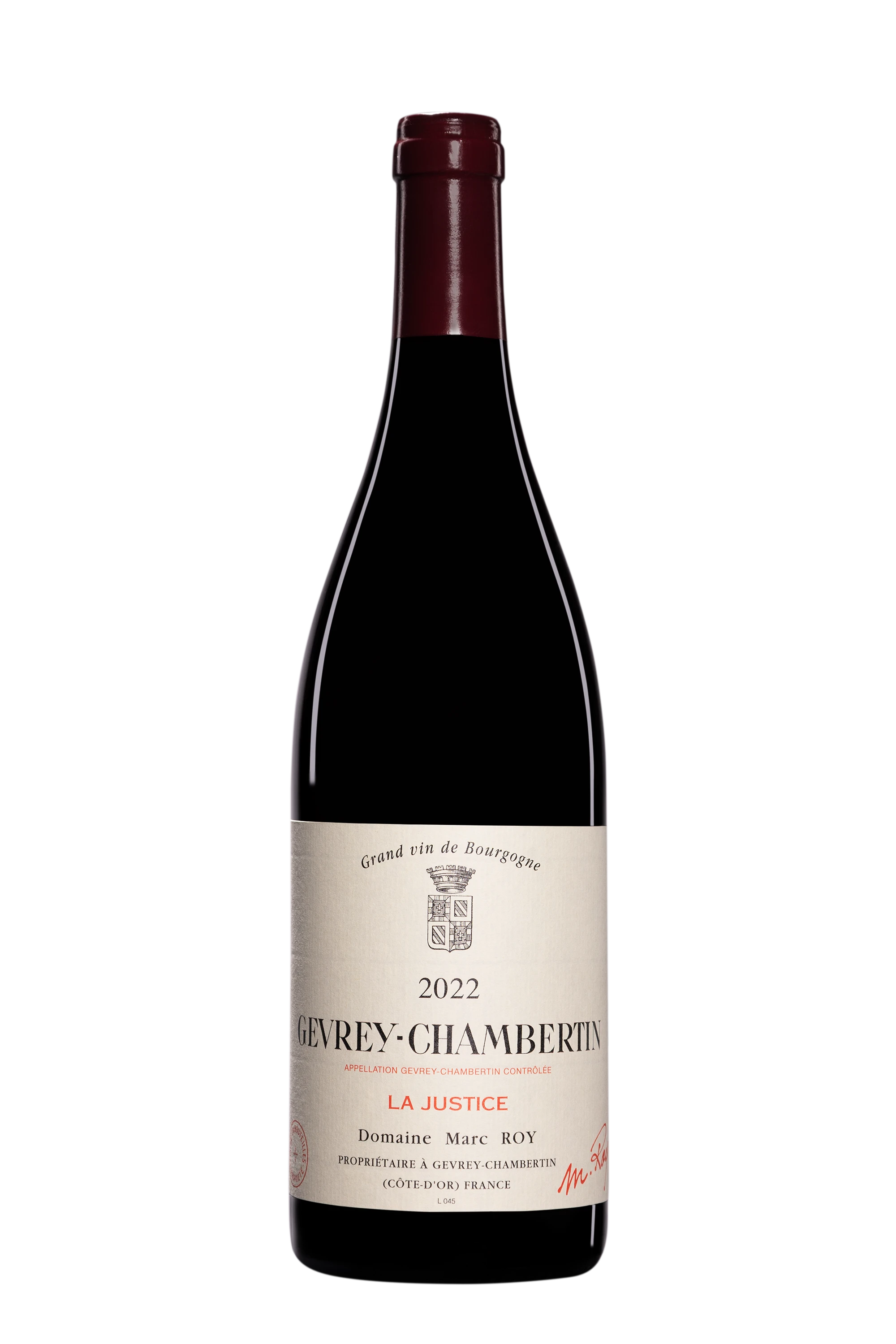 Domaine Marc Roy - Gevrey-Chambertin "La Justice" Rouge 2022, 75cl