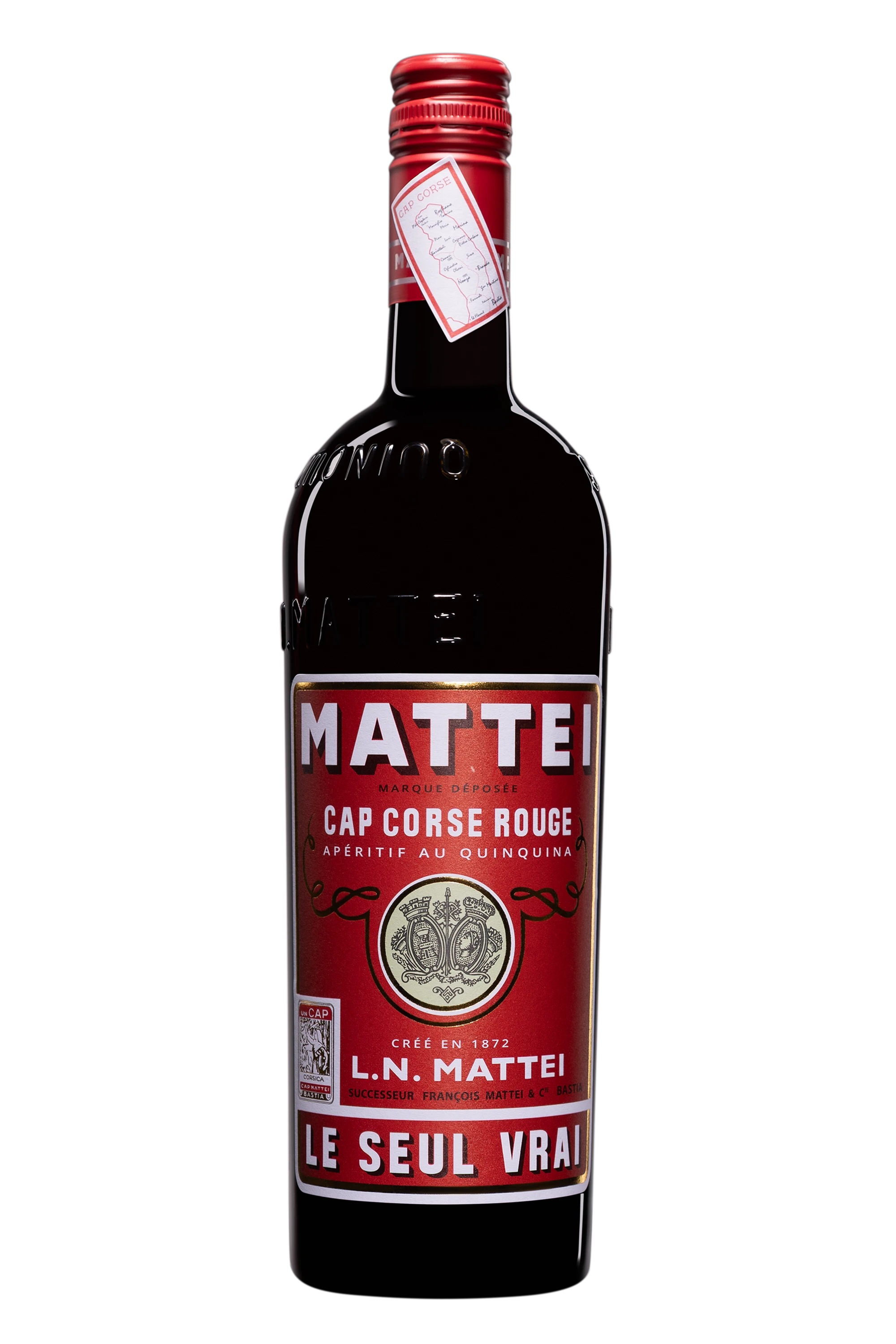 L.N. Mattei - Liqueur Apéritive "Cap Corse" Rouge NV 15°, 70cl