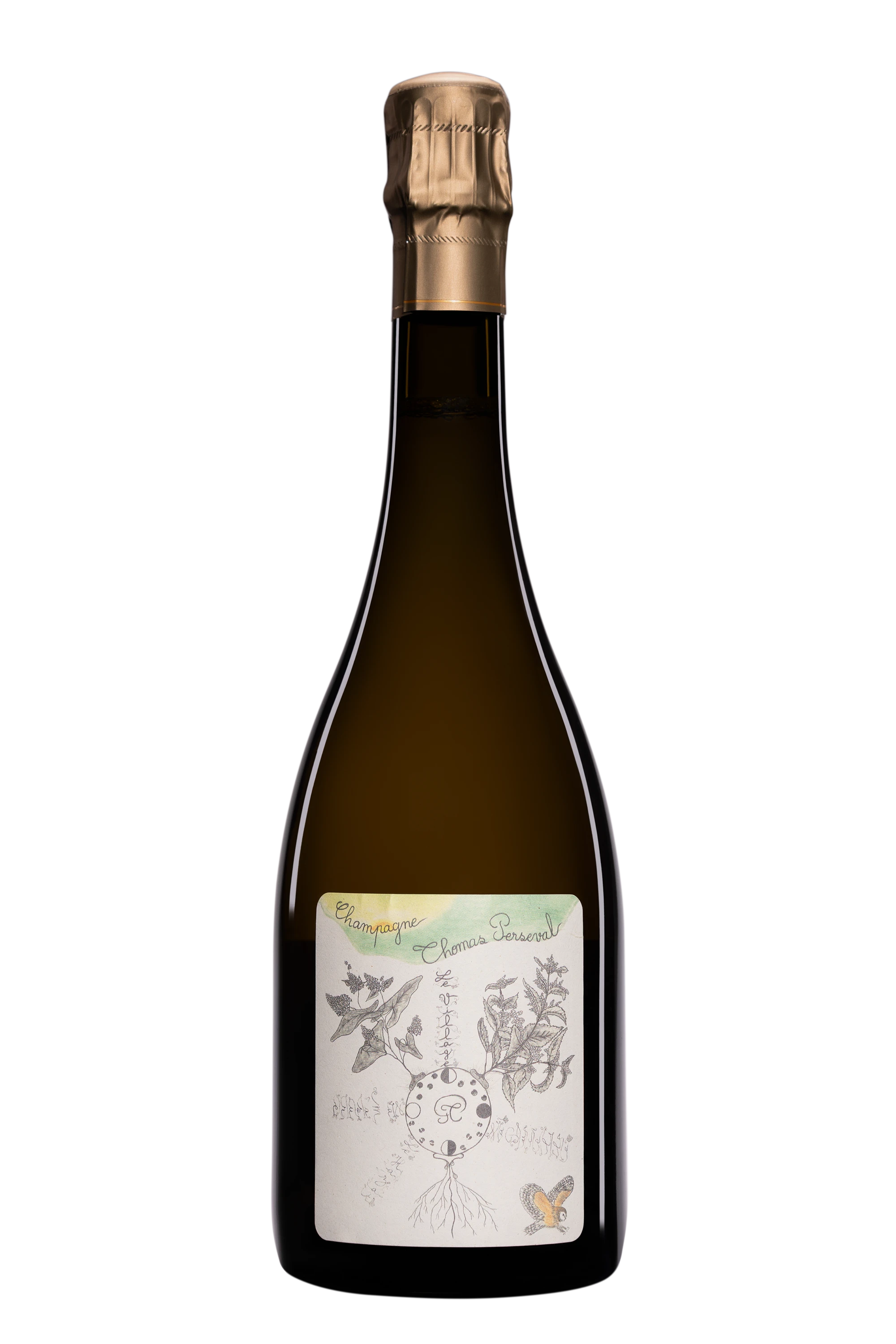 Domaine Thomas Perseval - Champagne Brut Nature Blanc de Blancs Millésimé "Le Village" Blanc 2019 Dégorgement 02.2024 12.5°, 75cl