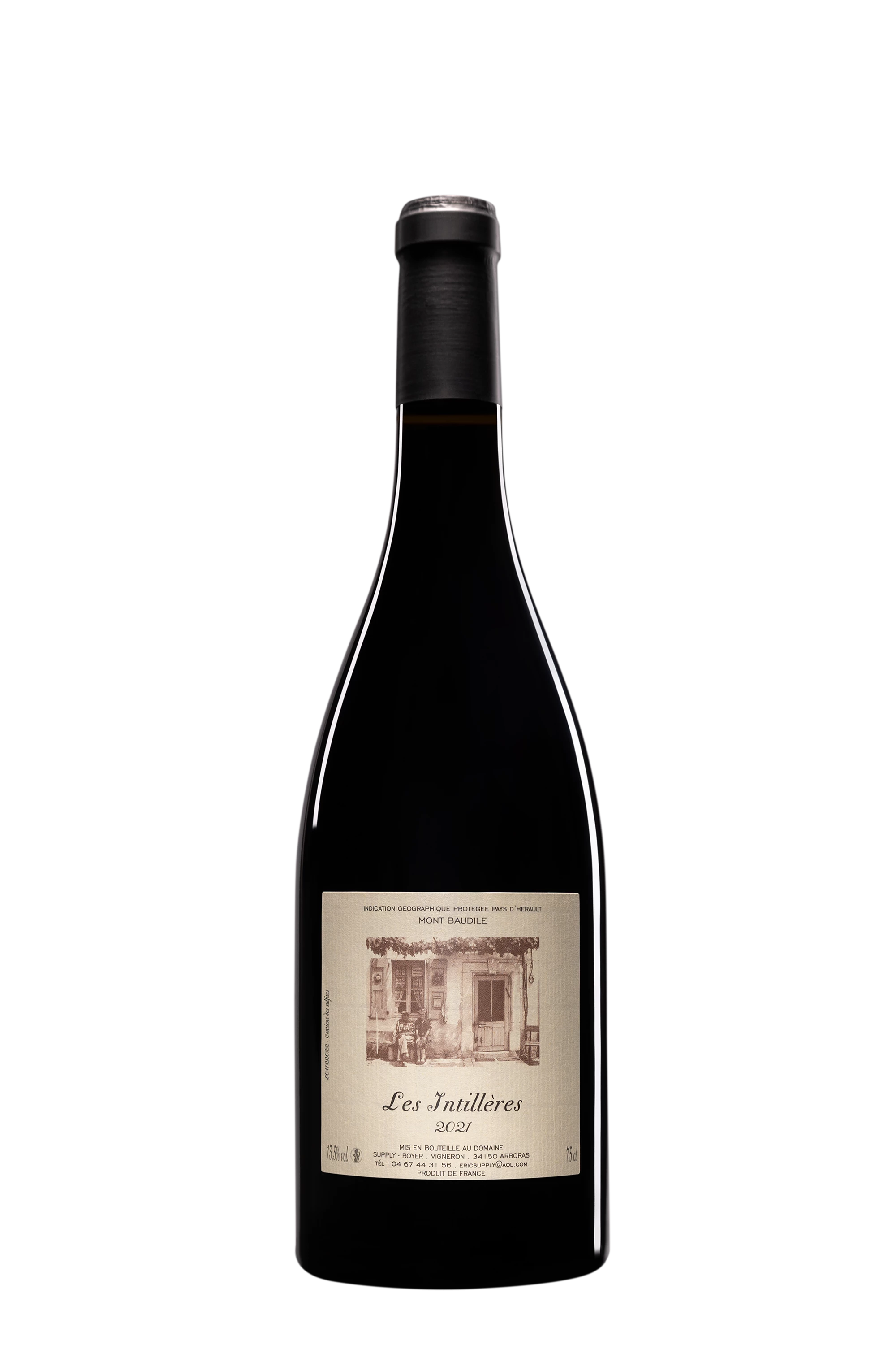 Domaine Supply-Royer - Pays d'Hérault Mont Baudile "Les Intillères" Rouge 2021, 75cl