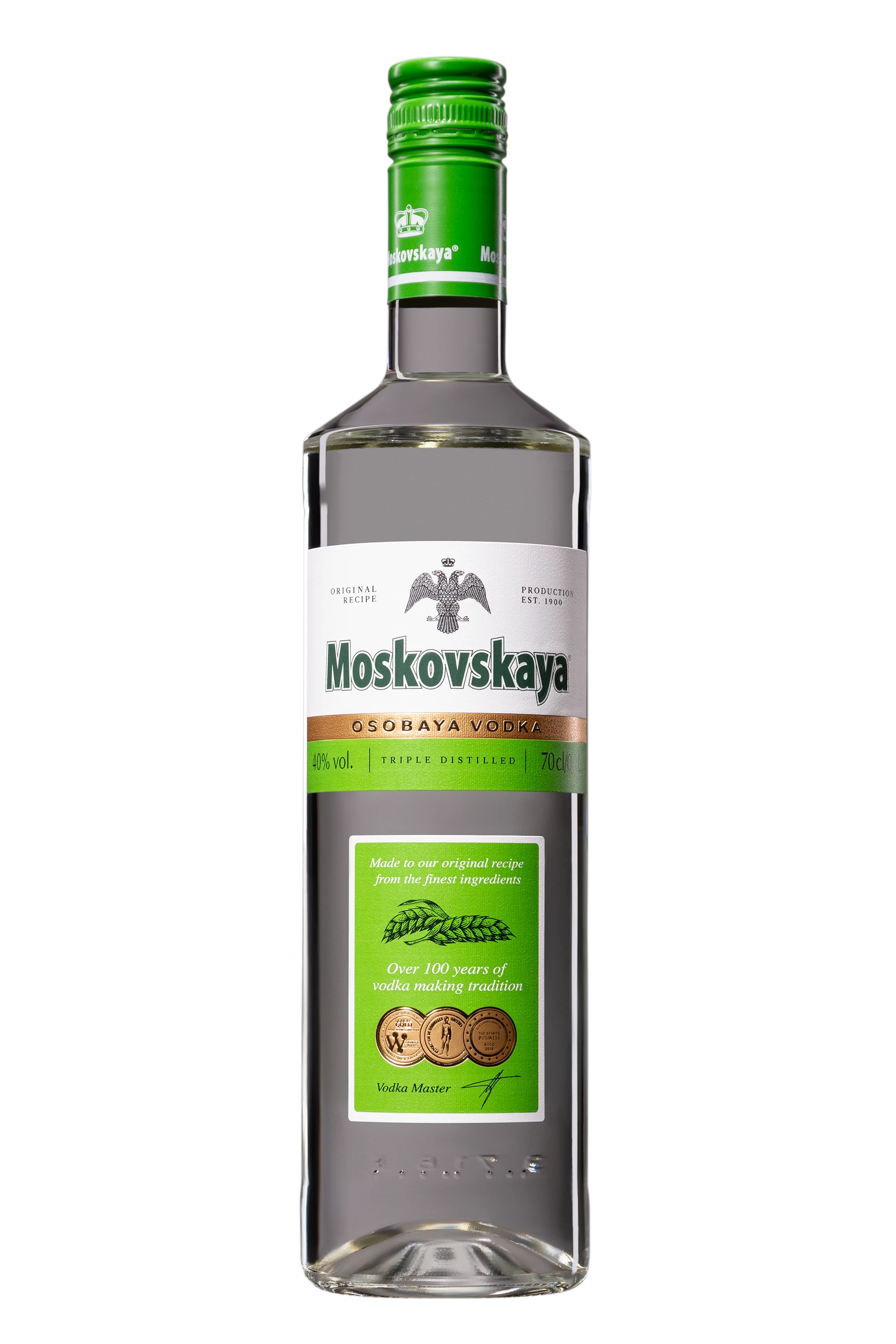 Moskovskaya - Vodka "Osobaya" Blanc NV 40°, 70cl
