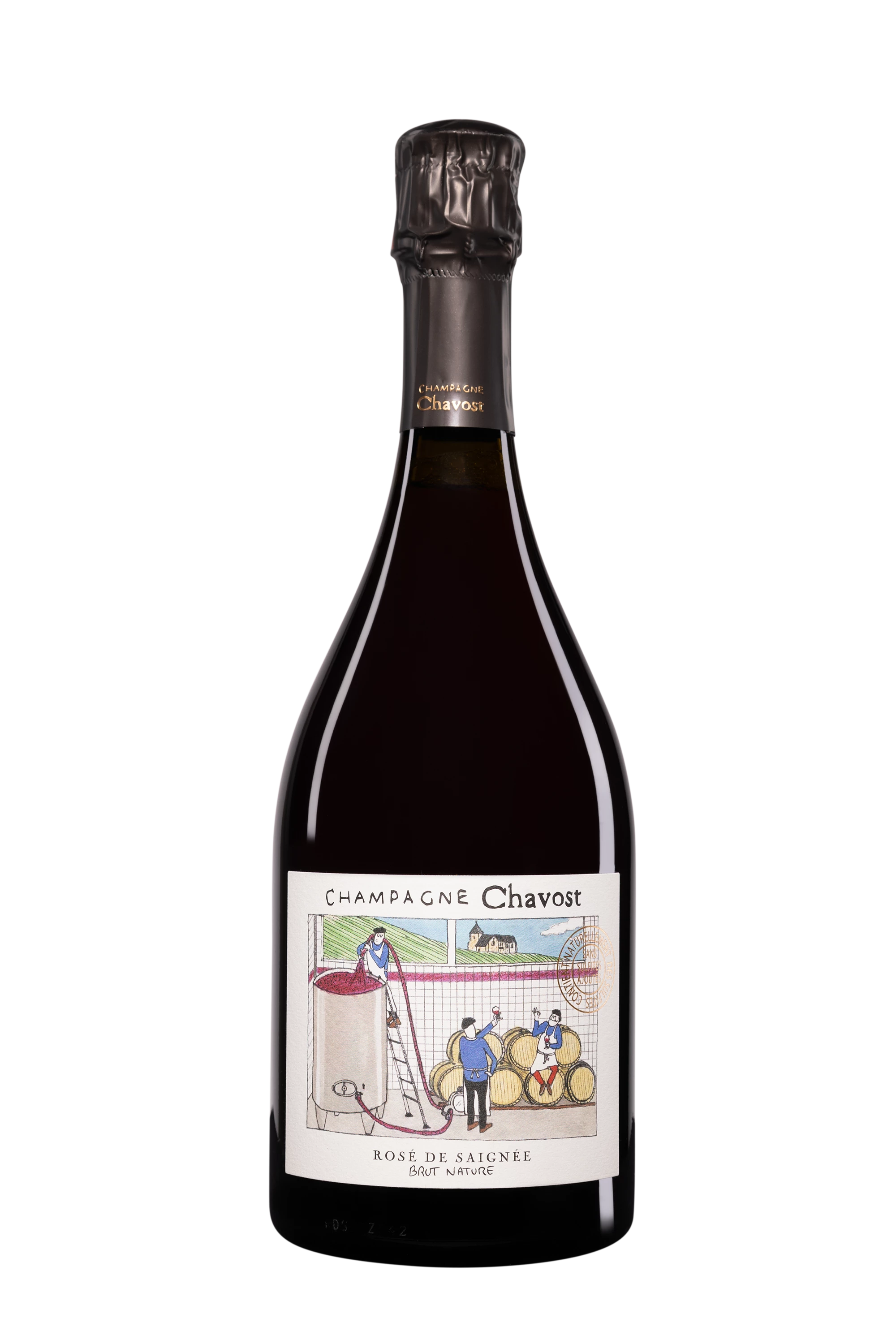 Domaine Chavost - Champagne Brut Nature "Rosé de Saignée" Rosé NV Dégorgement 04.2022 12.5°, 75cl