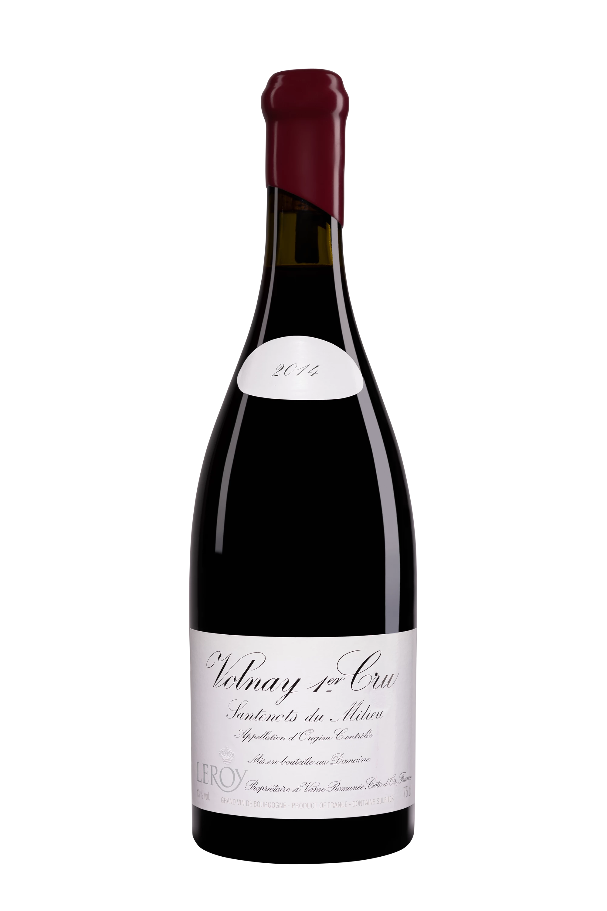 Domaine Leroy - Volnay 1er Cru "Santenots du Milieu" Rouge 2014, 75cl