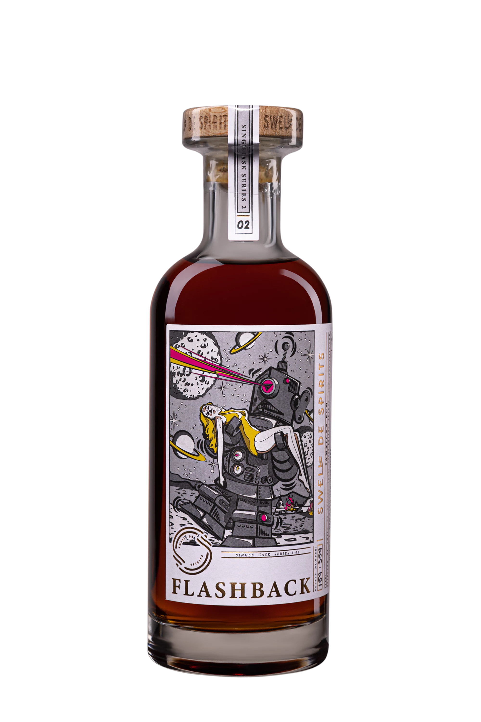 Swell de Spirits - Molasses Jamaican Rhum "27 Ans New Yarmouth - Flashback N°2" Brun 1994 66.7°, 50cl