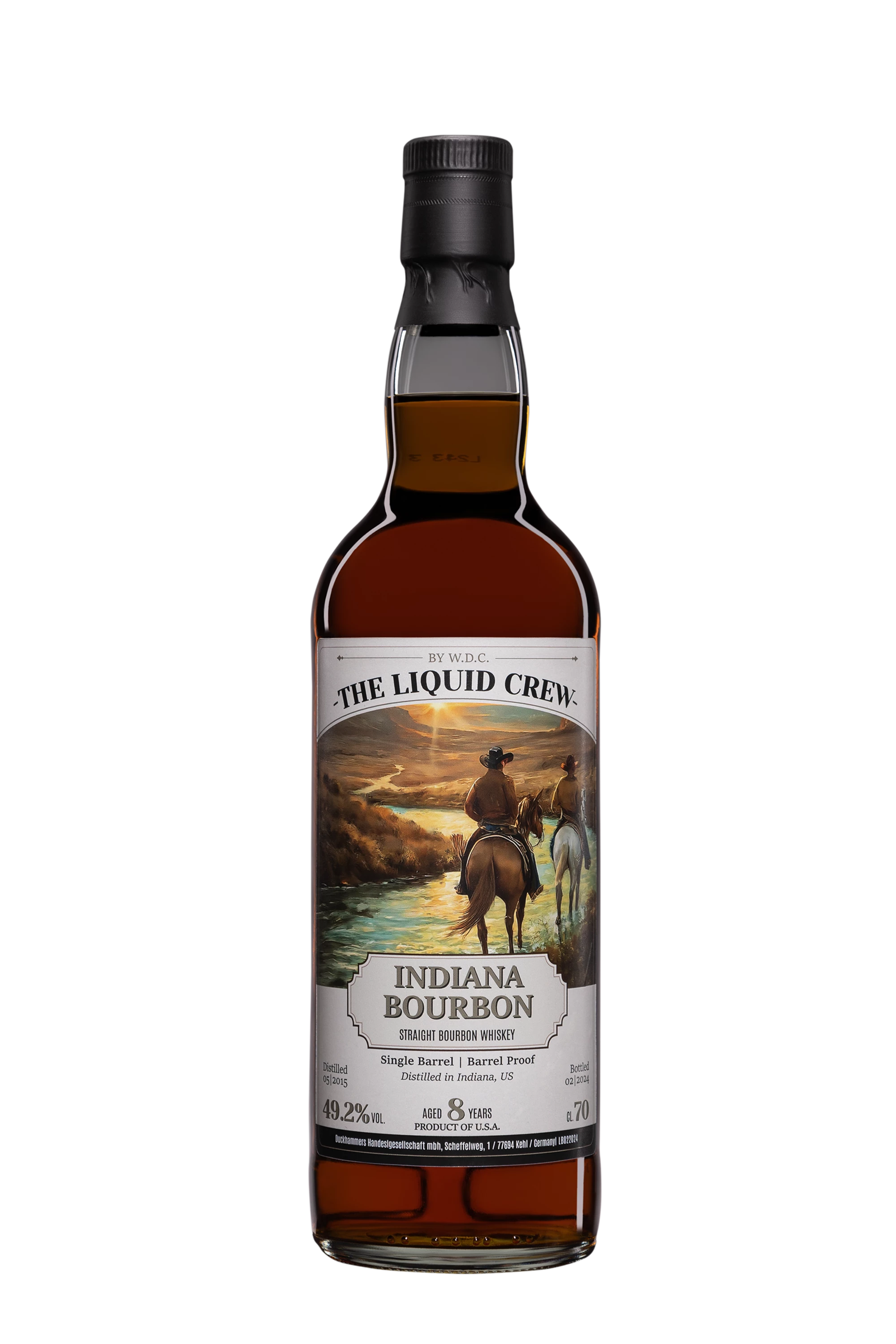 Wu Dram Clan - Indiana Bourbon "8 Ans" 49.2° 2015, 70cl