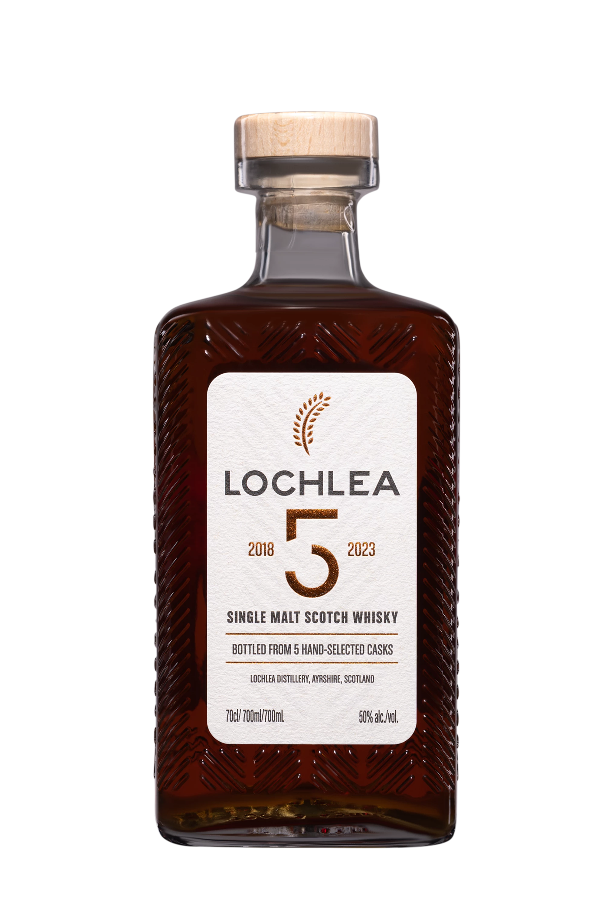 Lochlea - Single Malt Scotch Whisky "5 Ans" 50°, 70cl