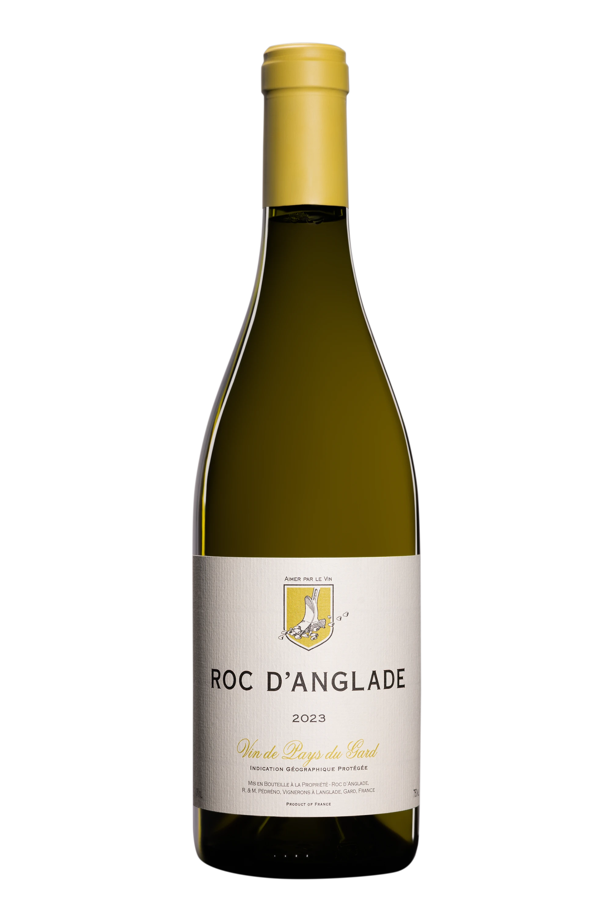 Domaine Roc d'Anglade - Vin de Pays du Gard Blanc 2023 13°, 75cl