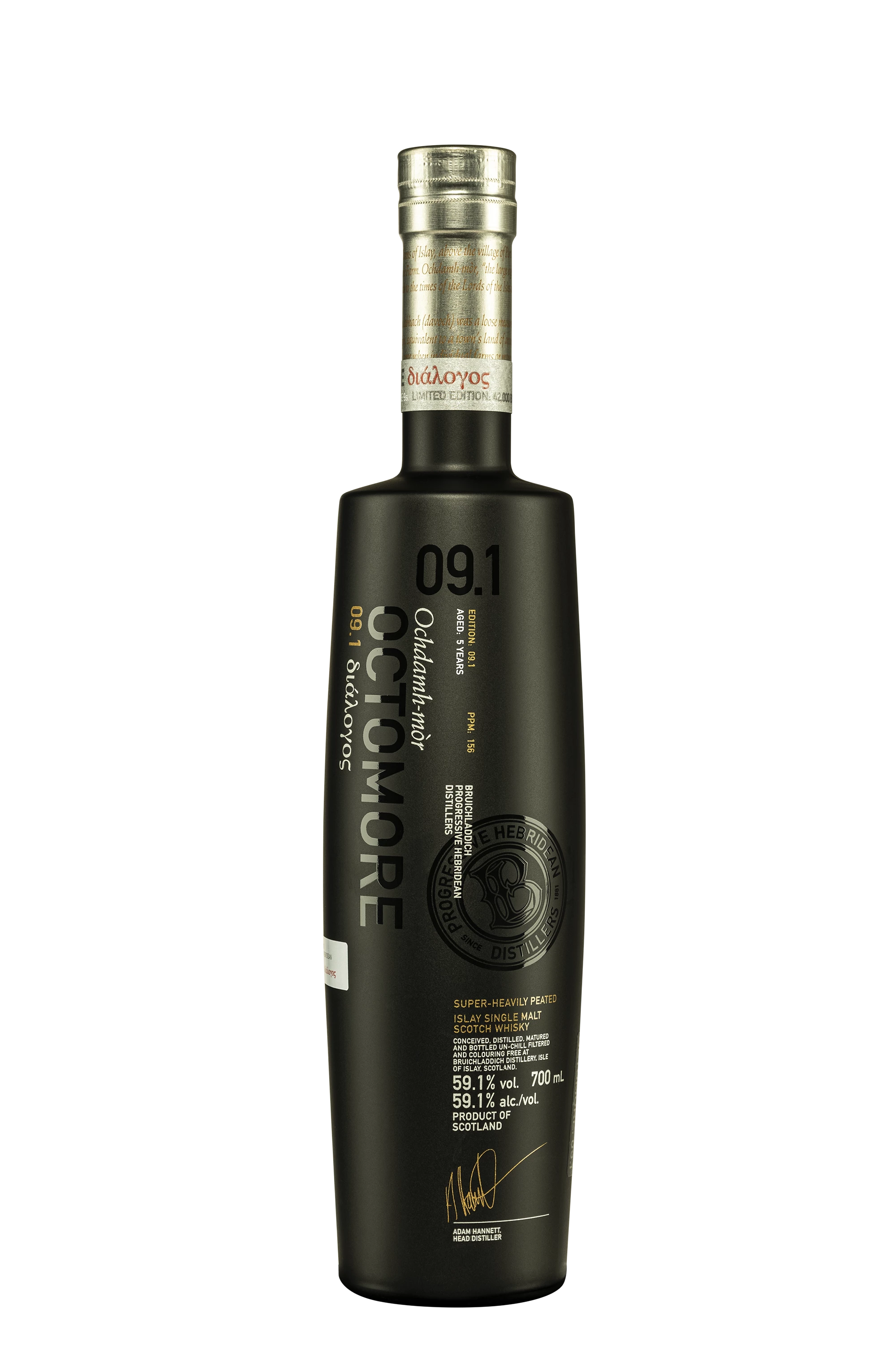 Bruichladdich - Single Malt Whisky "Octomore - 5 Ans 9.1" 59.1° Giftbox , 70cl