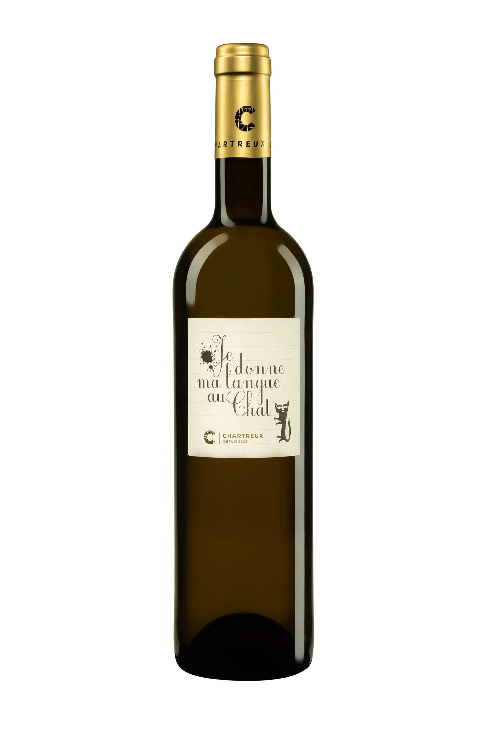 Cellier des Chartreux - Vin de Pays du Gard "Je donne ma Langue au Chat" Blanc 2021 12.5°, 75cl