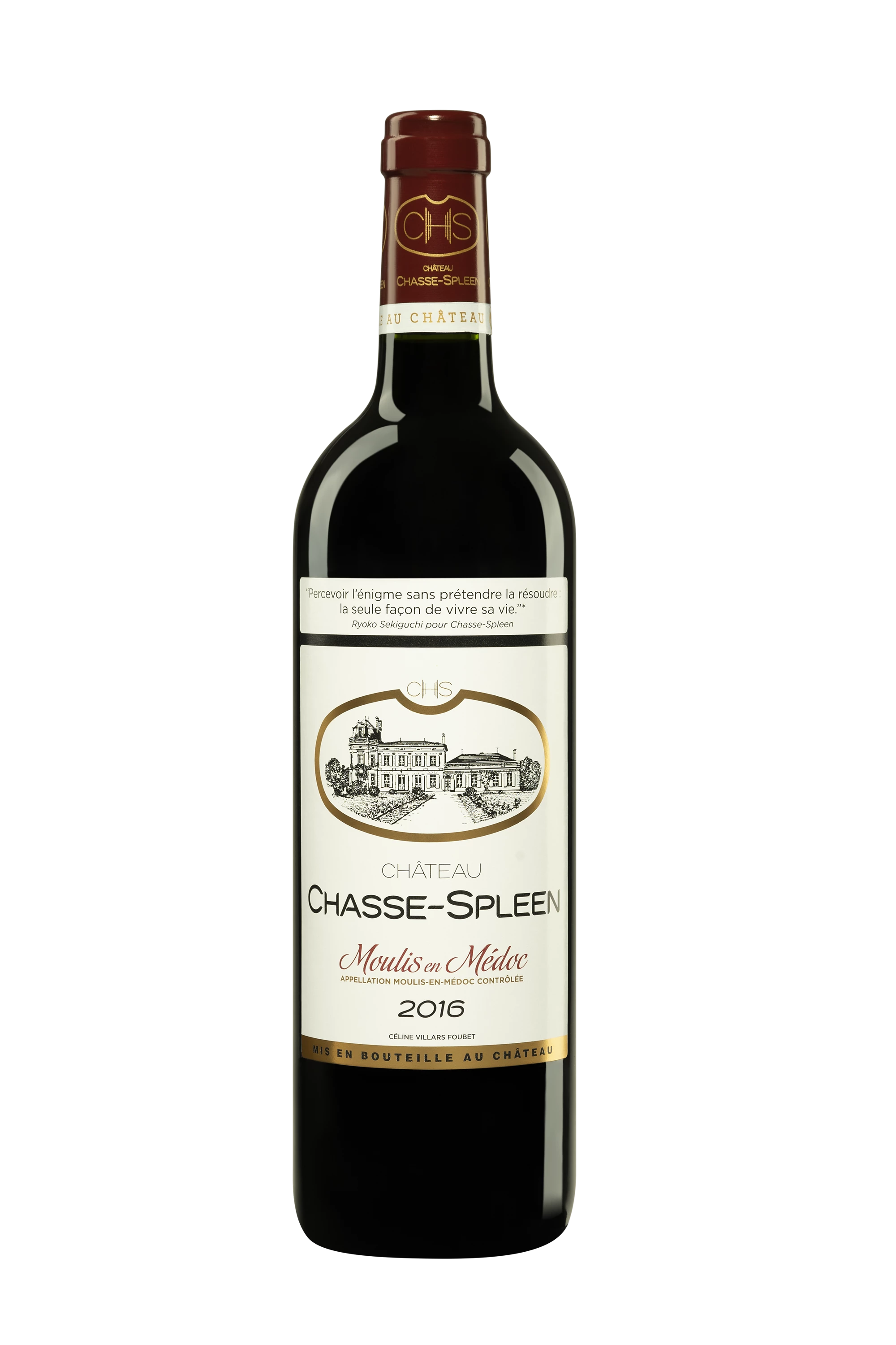 Château Chasse-Spleen - Moulis en Médoc "Premier Vin de Château Chasse-Spleen" Rouge 2016 13.5°, 75cl