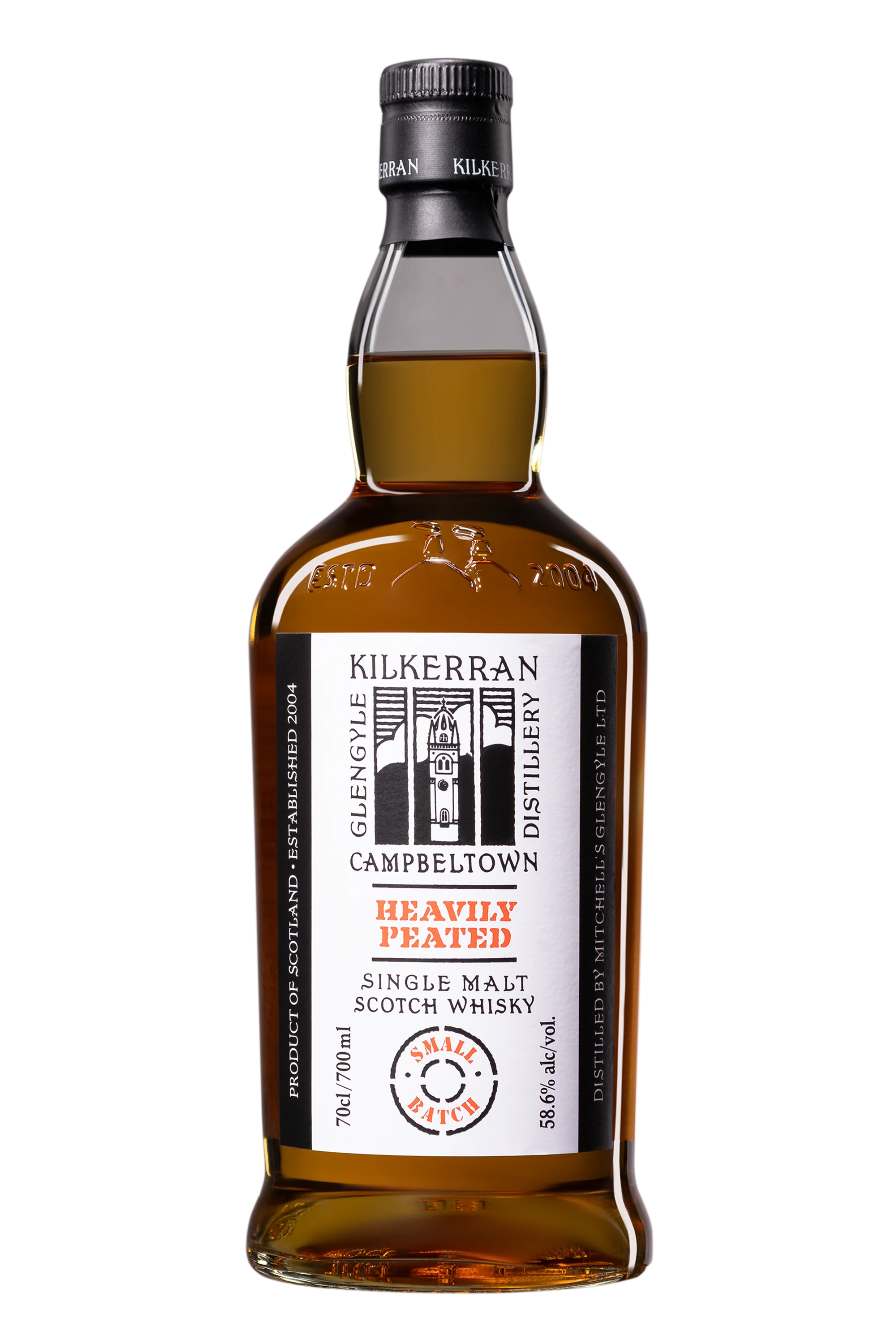 Kilkerran - Single Malt Scotch Whisky "Heavily Peated - Batch 13" Brun NV 58.6°, 70cl