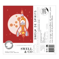 Swell de Spirits - Molasses Barbados Rhum "15 Ans Foursquare - Swell & Co N°28" Brun 2011 55.9°, 50cl