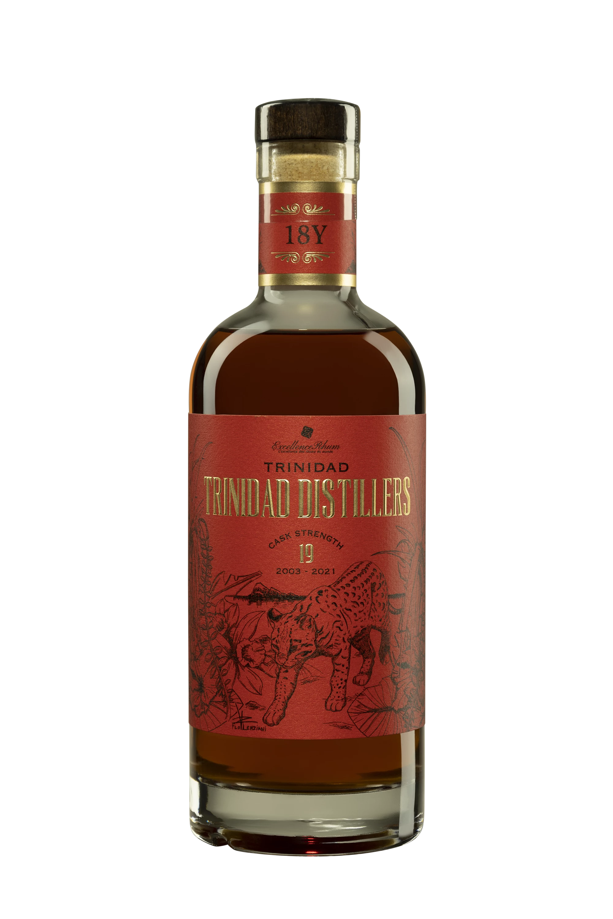 Collection by ExcellenceRhum - Molasses Trinidadian Rhum "18 Ans - Trinidad Distillers - Cask 19" 2003 Brun 65.6° Giftbox, 70cl