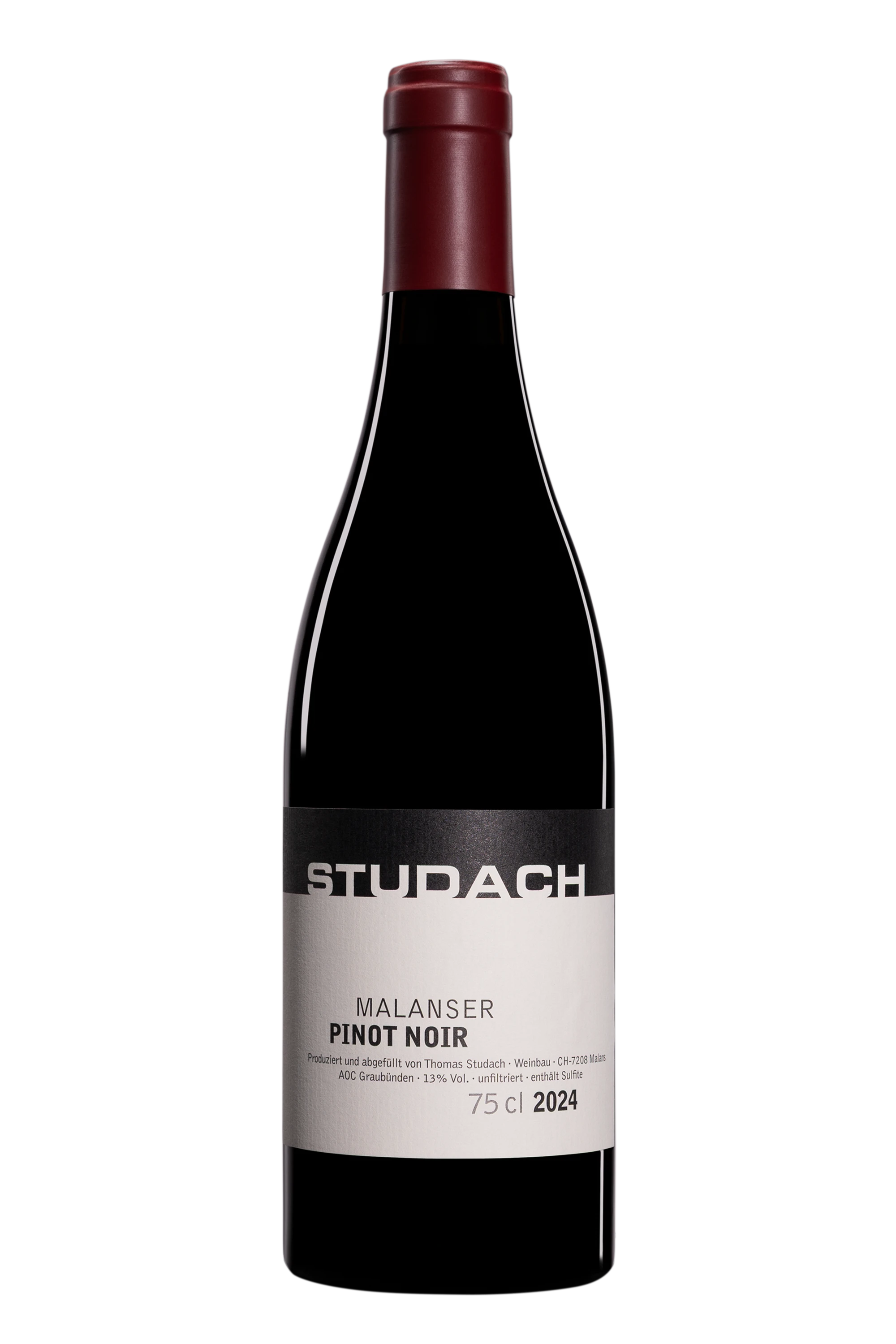 Weinbau Thomas Studach - Graubünden "Pinot Noir" Rouge 2024 13°, 75cl